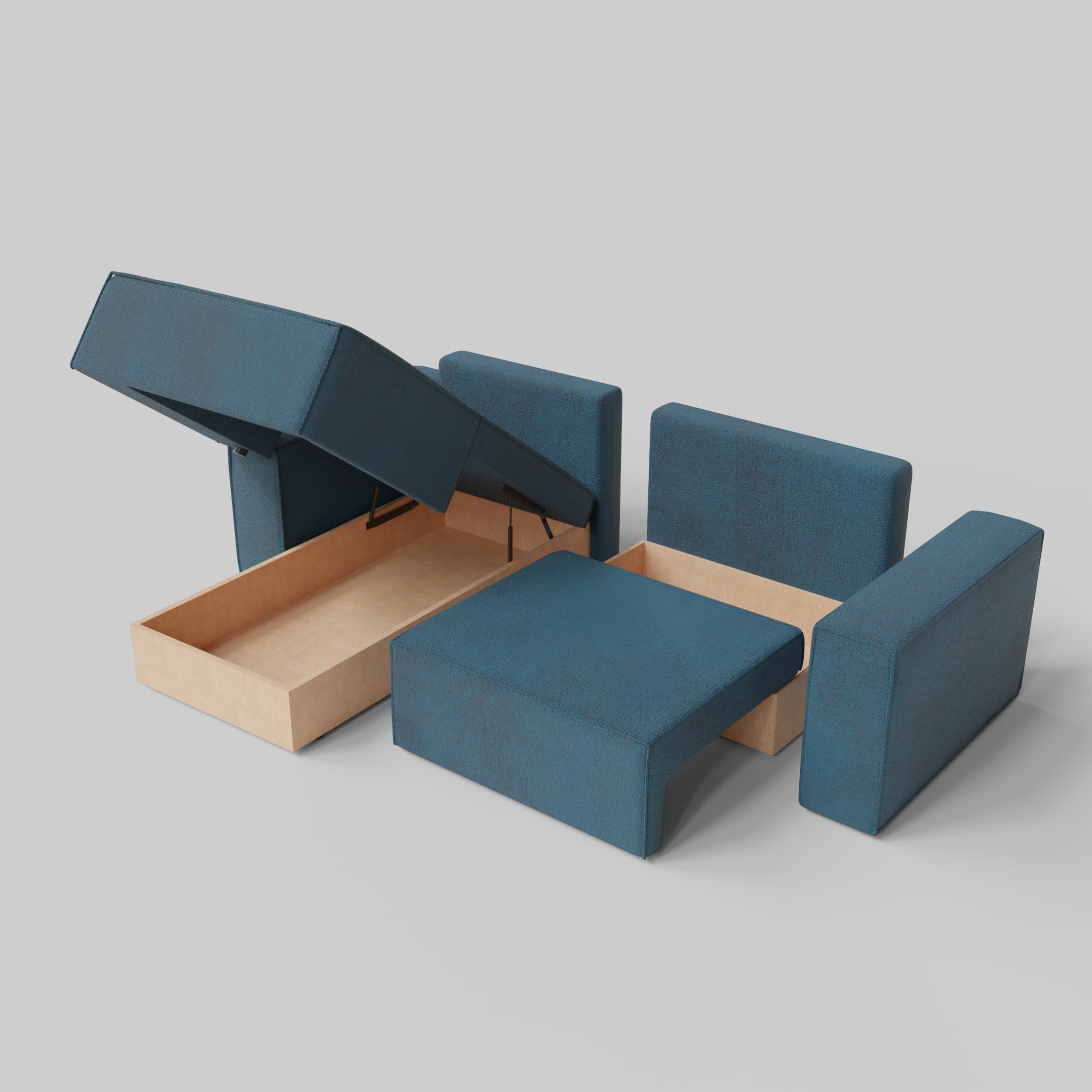 Modular sofa Ven n3 Co Navy — photo 2