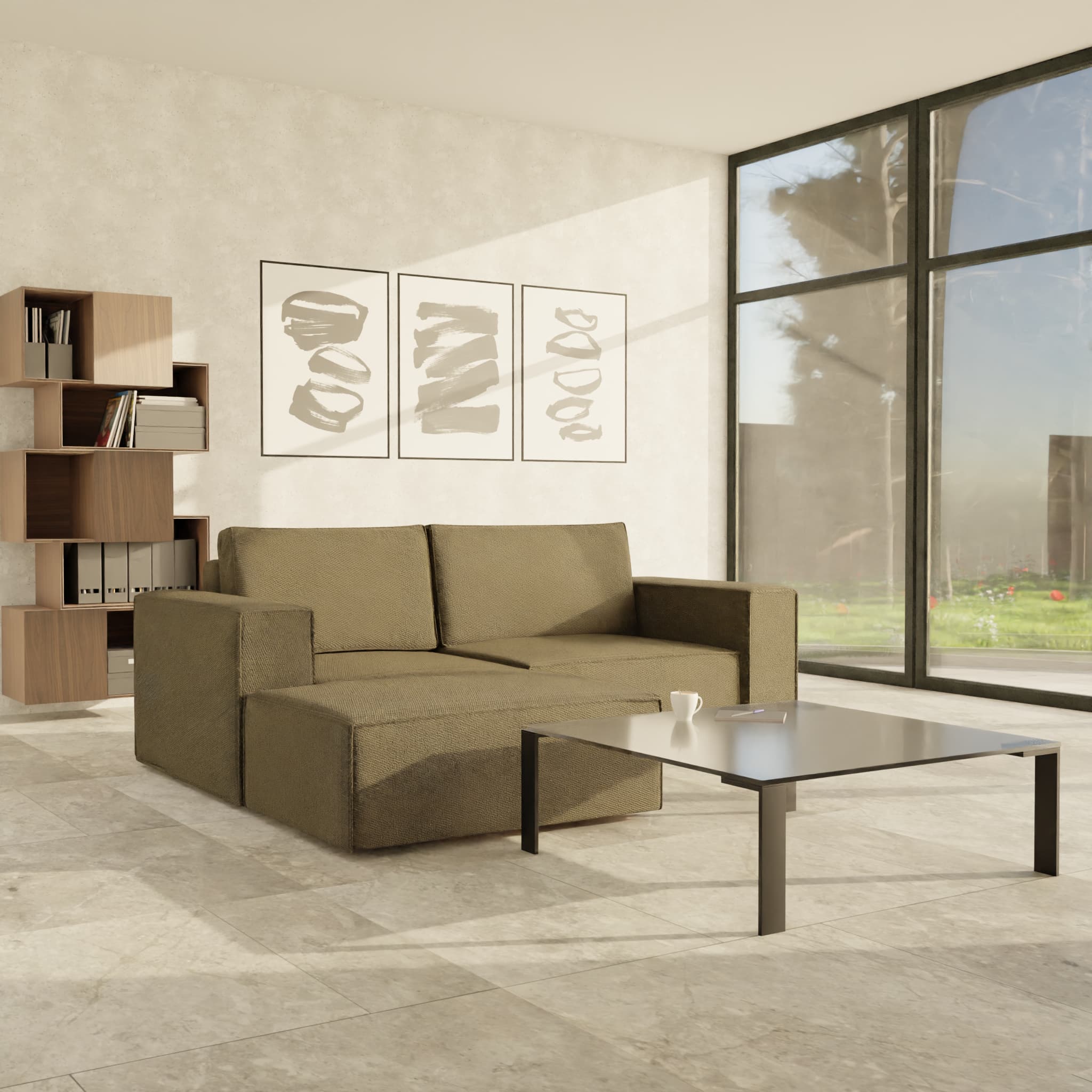 Modular sofa Ven n3 Co Brown — photo 1
