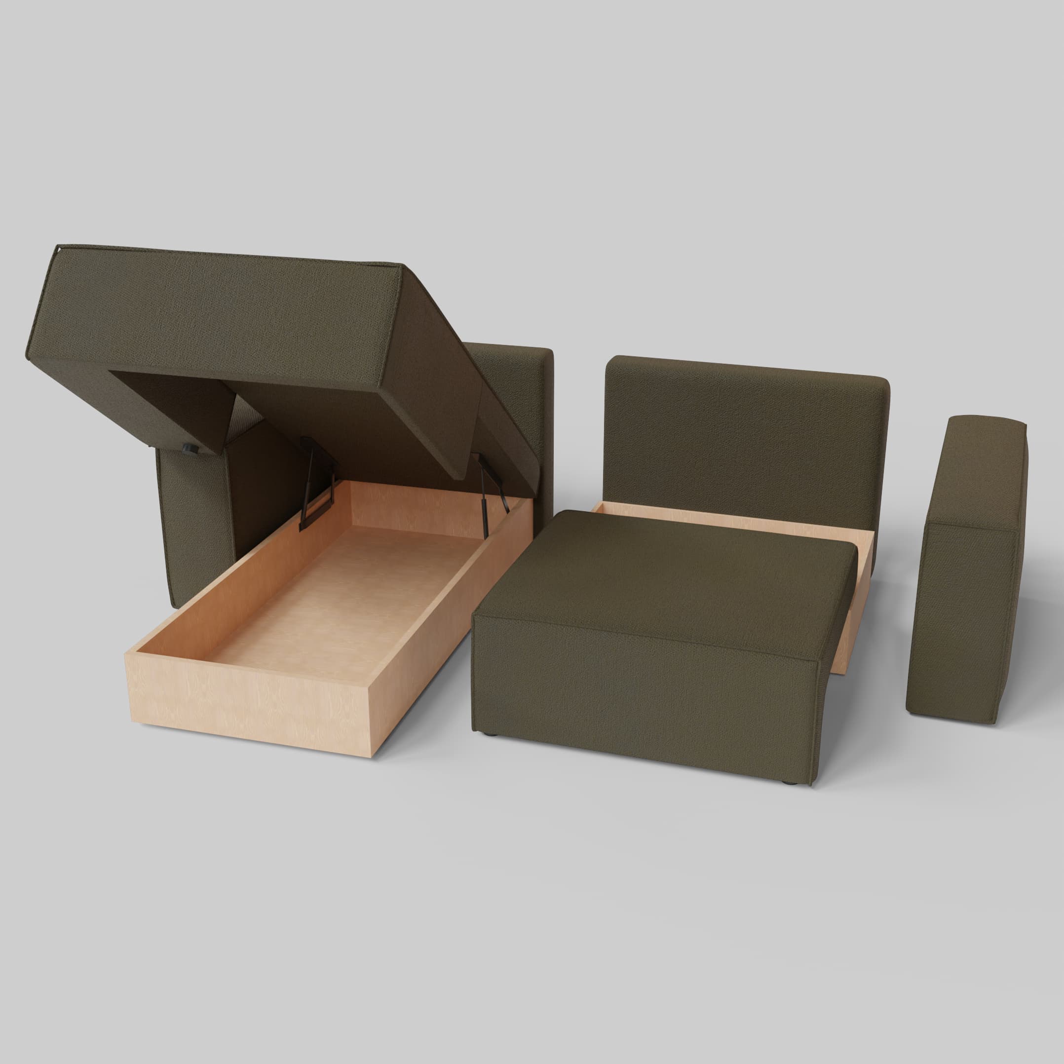 Modular sofa Ven n3 Co Brown — photo 2