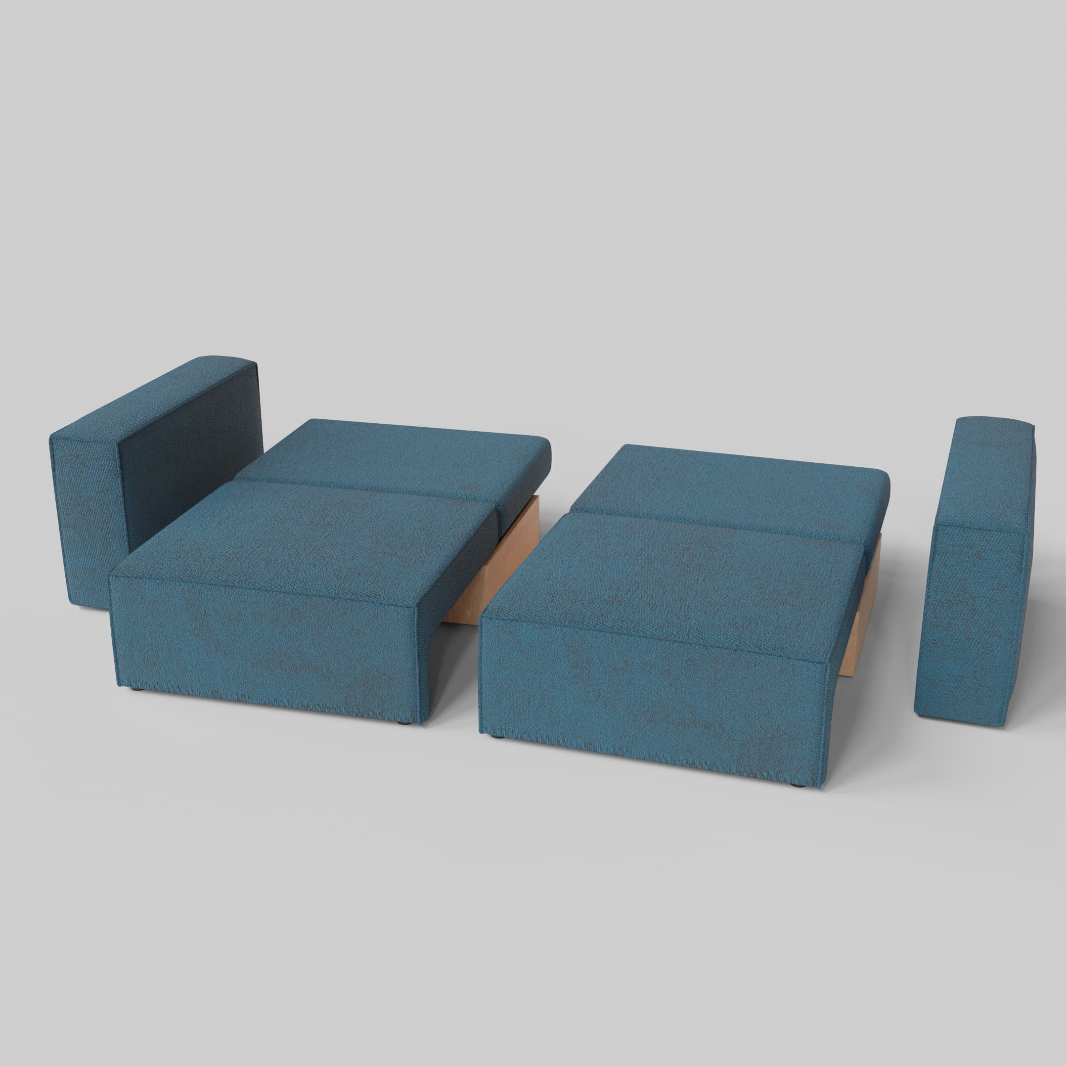 Moduļu divāns Ven n4 Mini Jūras - 4