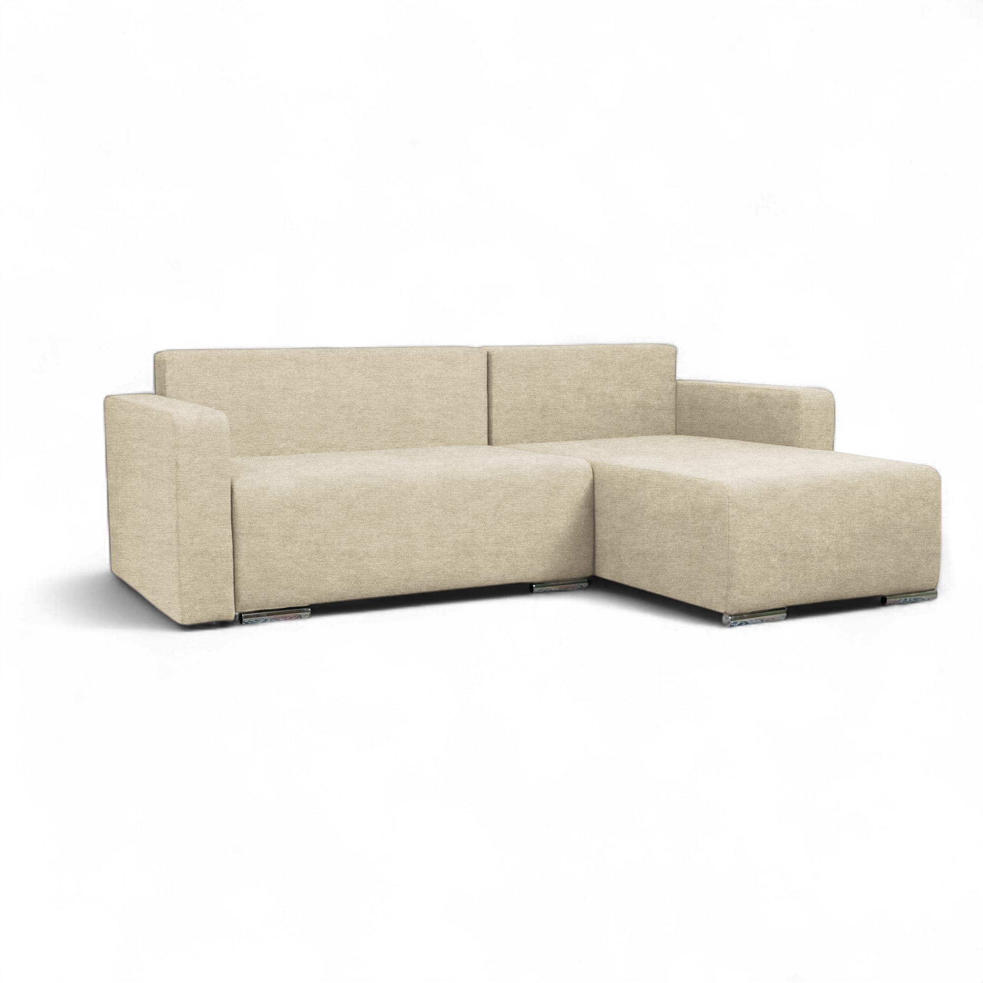 Stūra dīvāns Deka-Sturis+ Krēms XL (160cm) — foto 7
