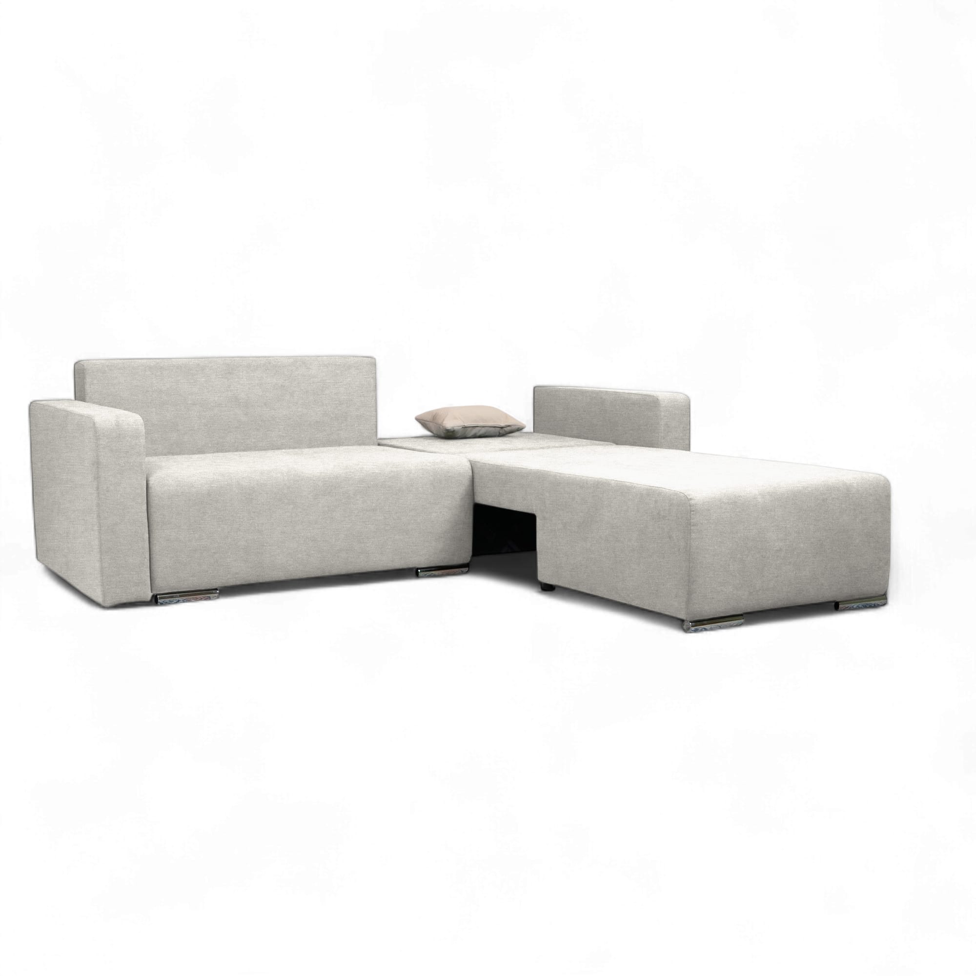 Corner Sofa Deka-Sturis+ Light gray Standard (145cm) — photo 8