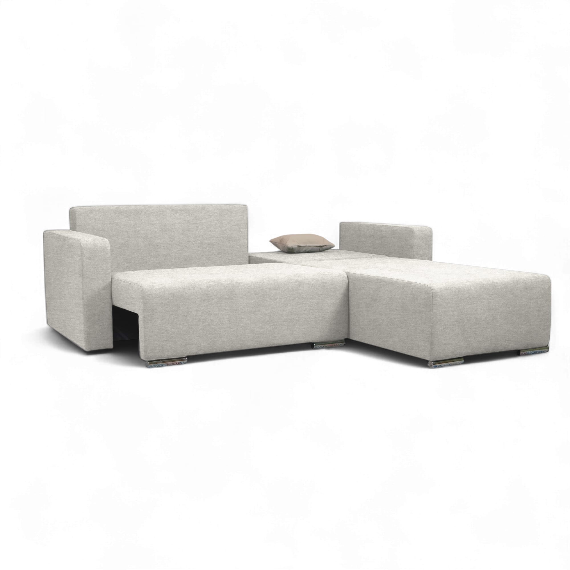 Corner Sofa Deka-Sturis+ Light gray Standard (145cm) — photo 9