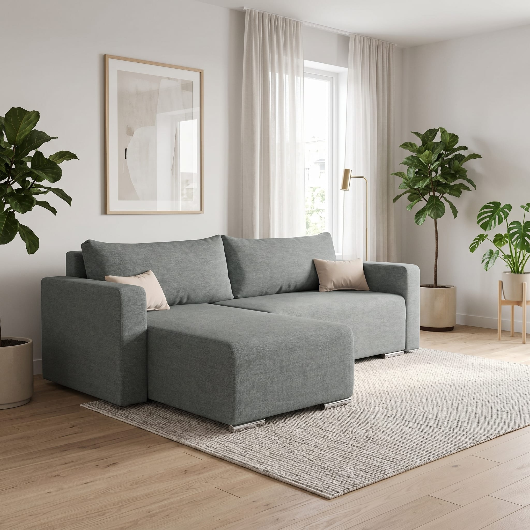 Corner Sofa Deka-Sturis+ Dark gray XL (160cm) — photo 1
