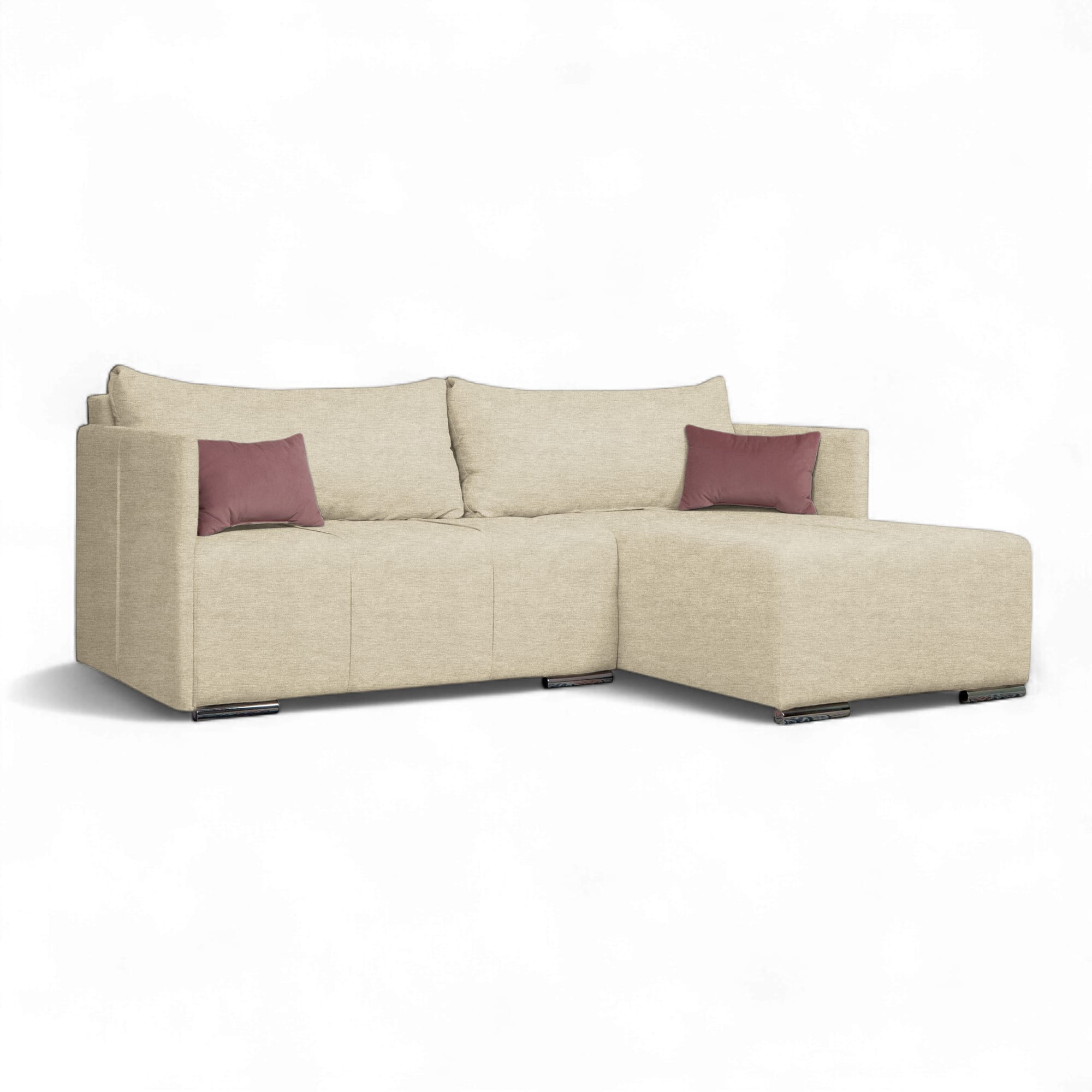 Stūra dīvāns Deka-Sturis Krēms Standart (145cm) - 2