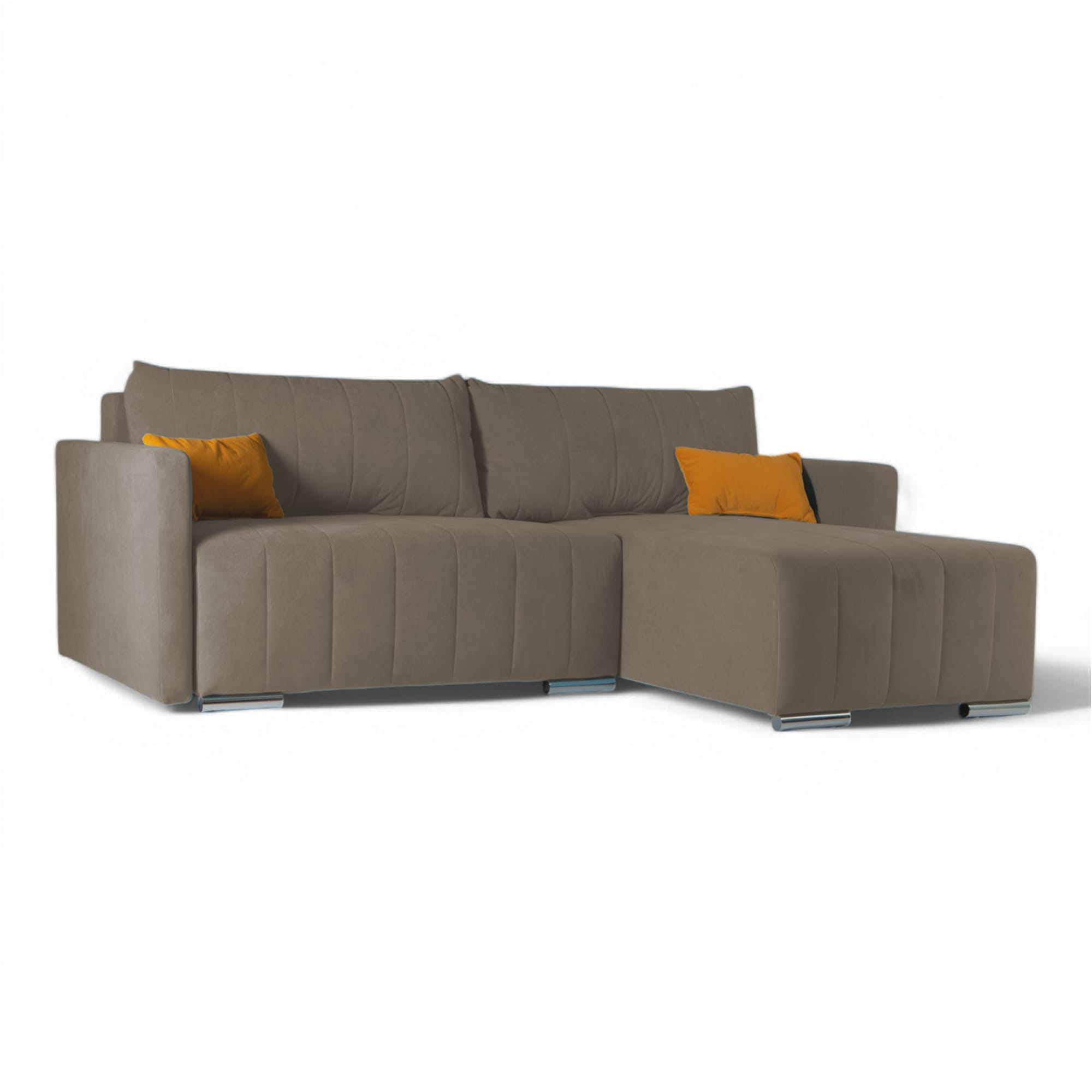 Corner sofa Deka S Lux Cream — photo 3
