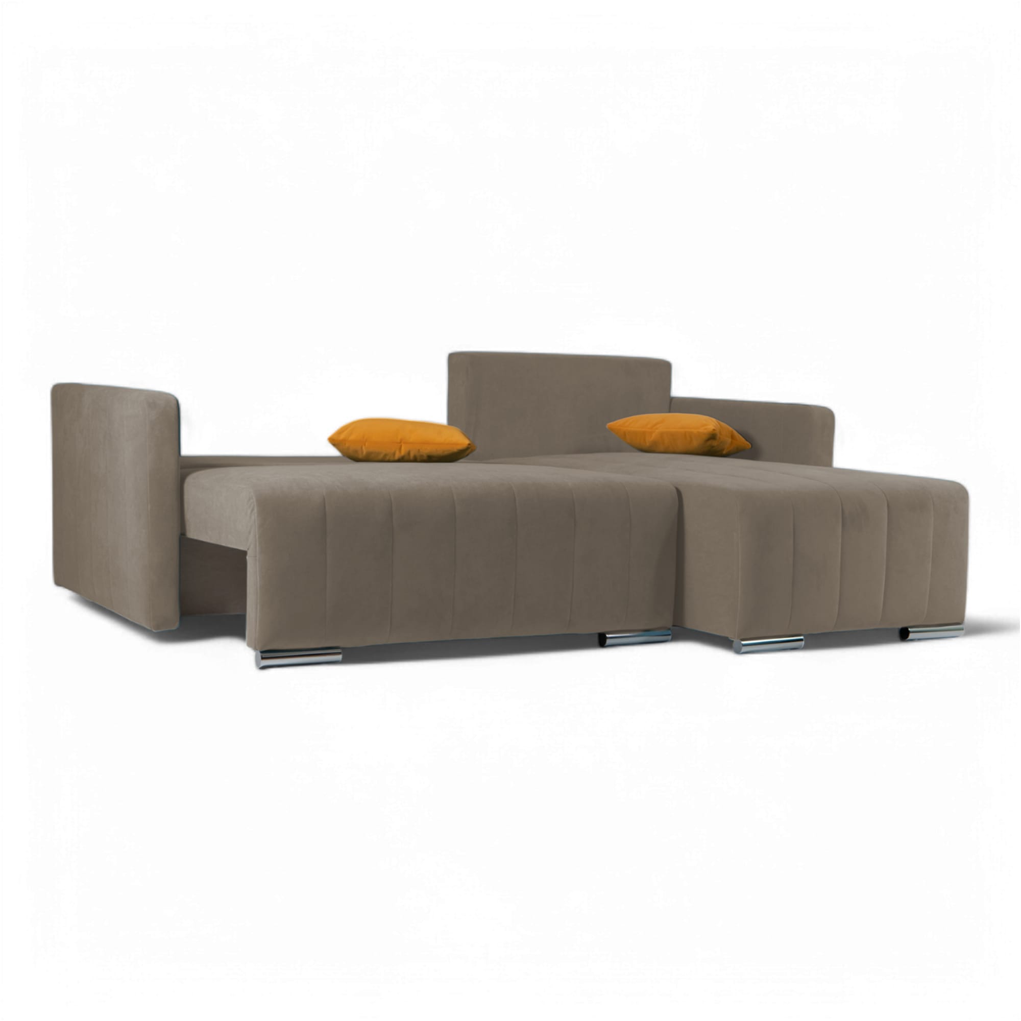 Corner sofa Deka S Lux Cream — photo 5