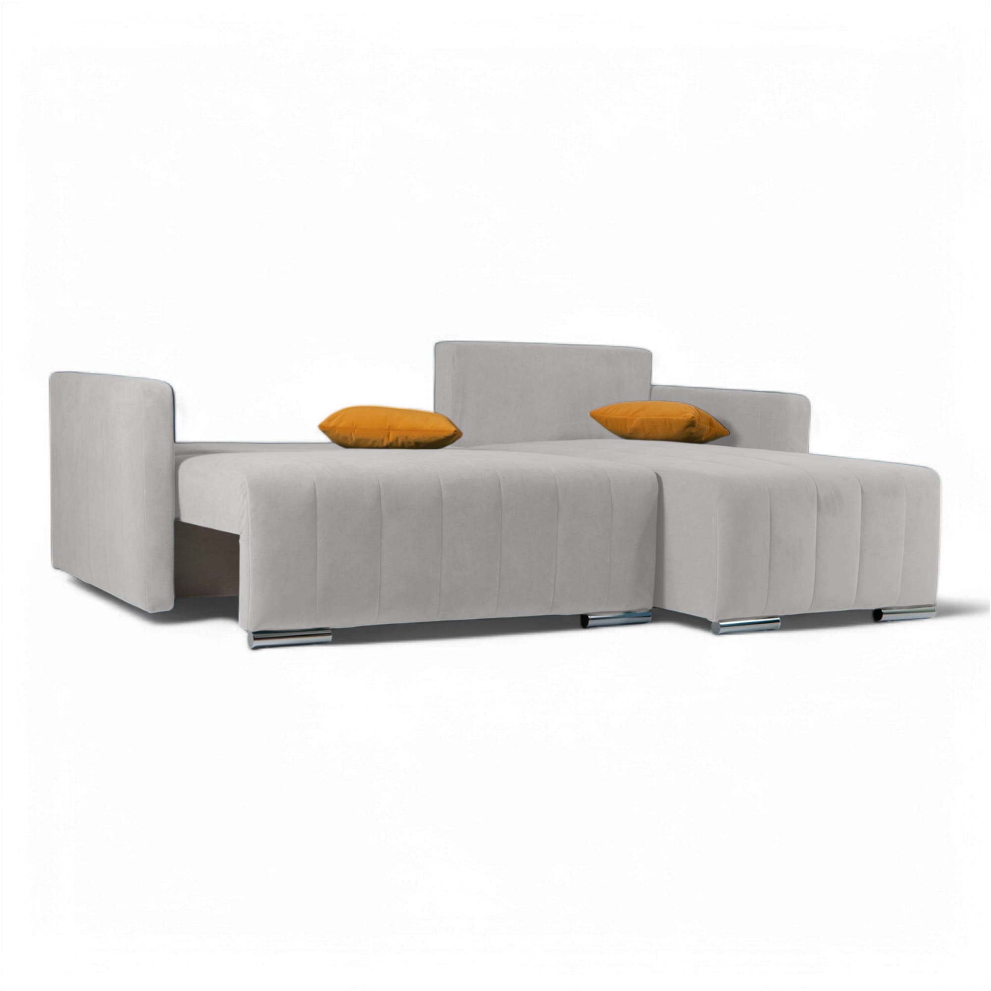 Corner sofa Deka S Lux Light gray — photo 5