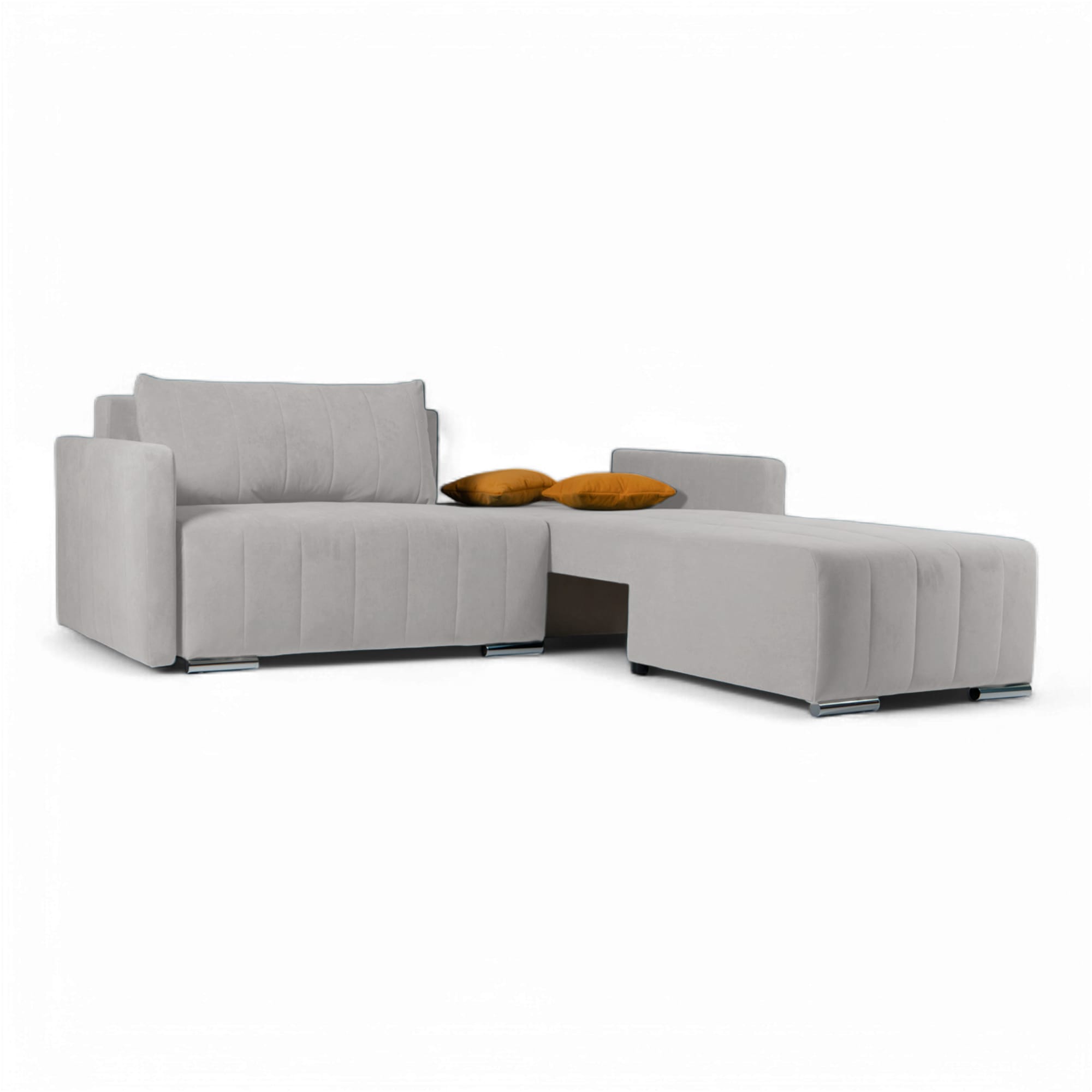 Corner sofa Deka S Lux Light gray — photo 6