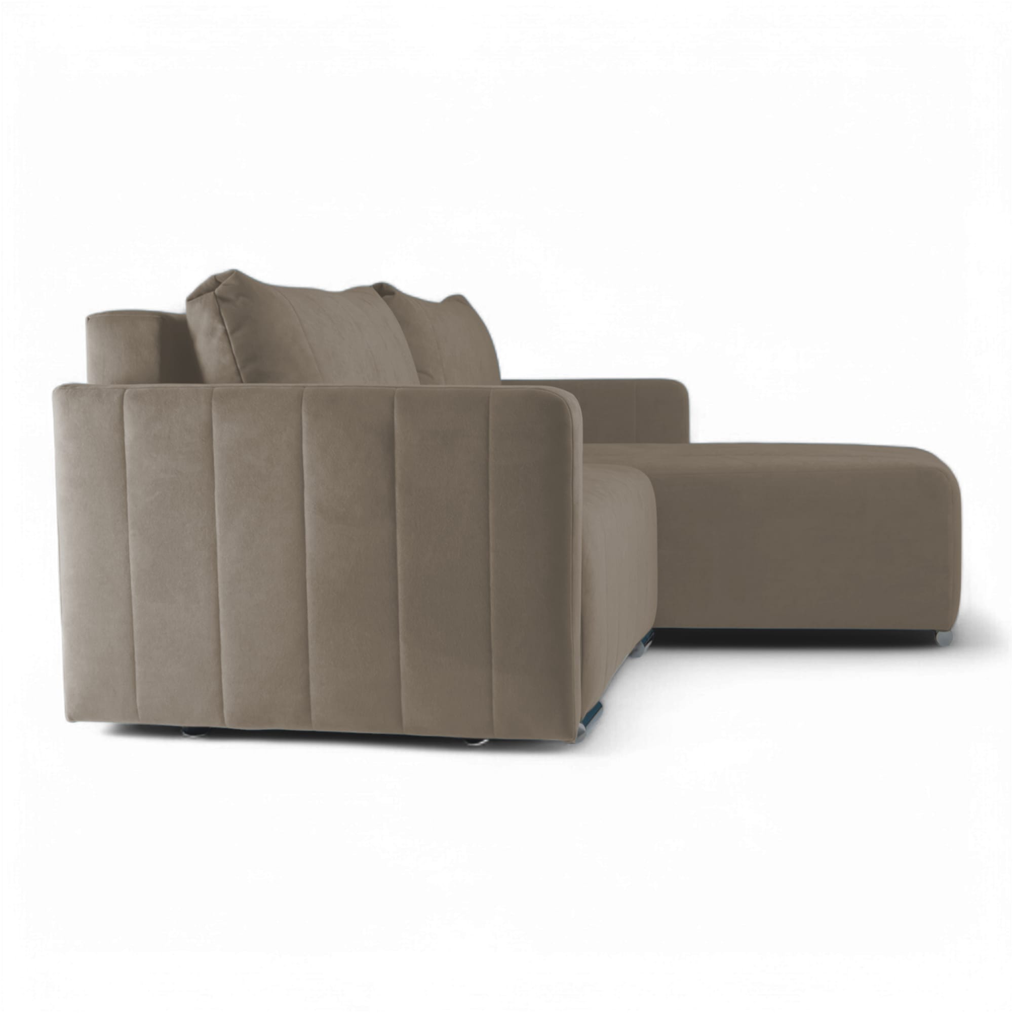 Corner sofa Deka S Lux Cream — photo 8