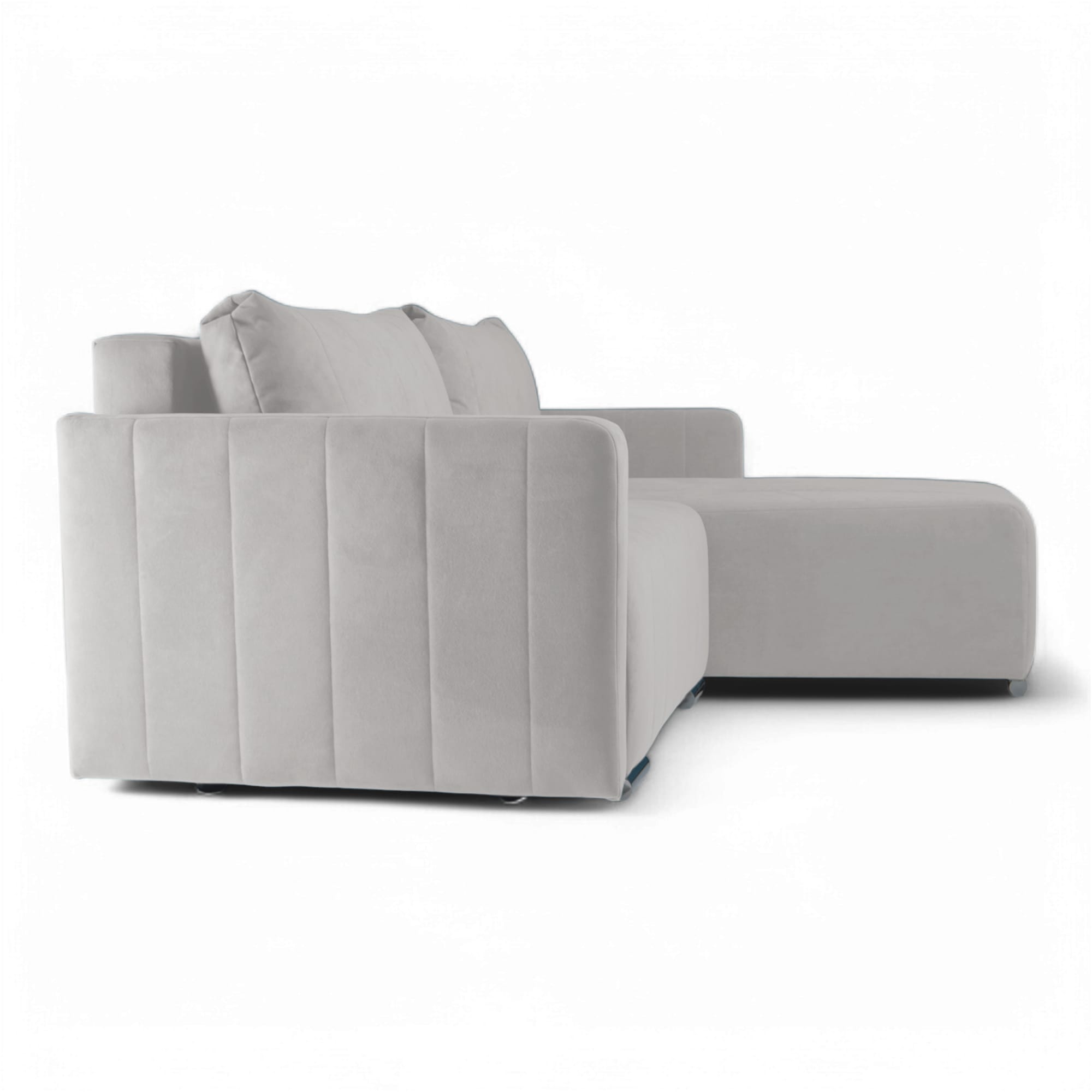 Corner sofa Deka S Lux Light gray — photo 8
