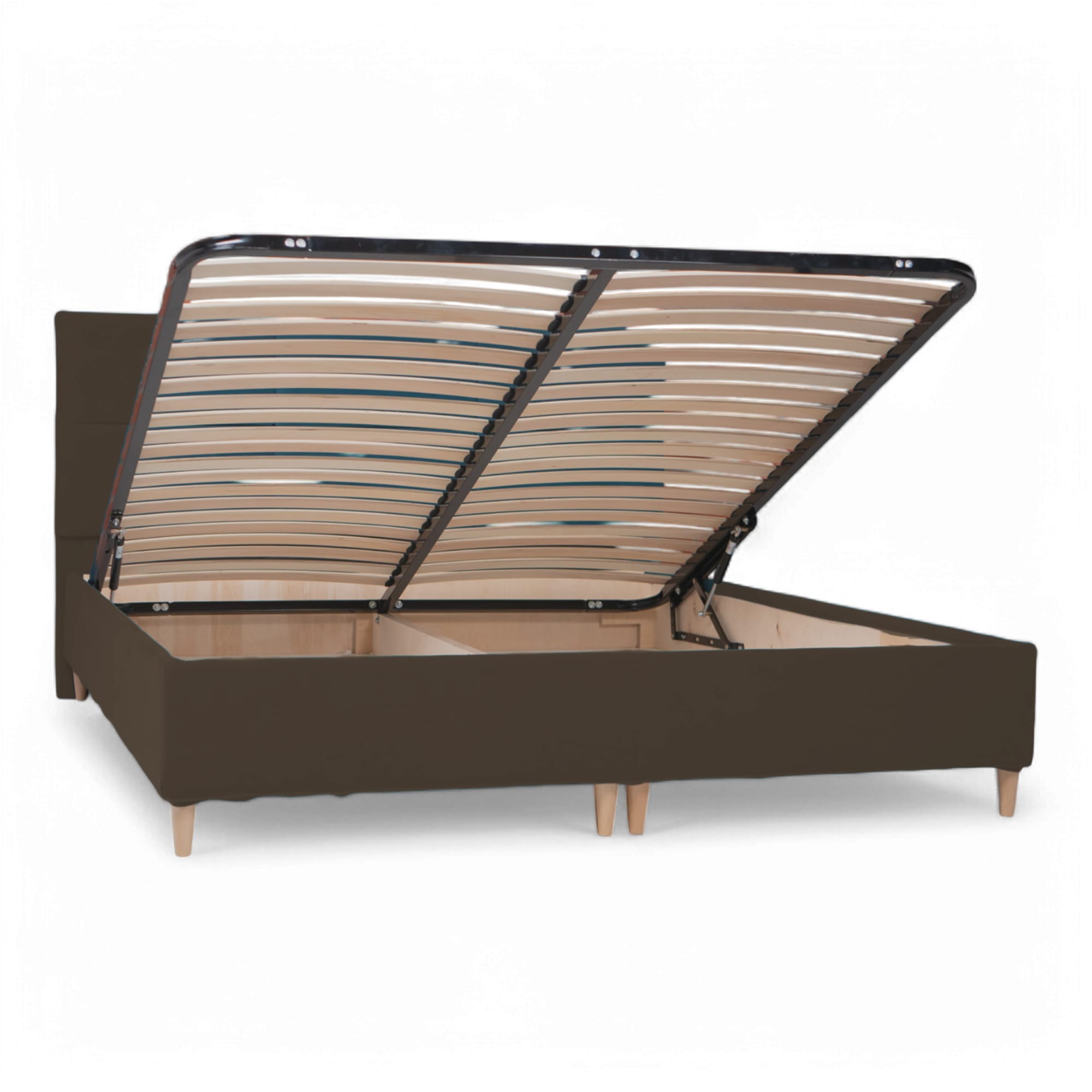 Bed with Storage Lizi Classic Brown 140 — photo 8