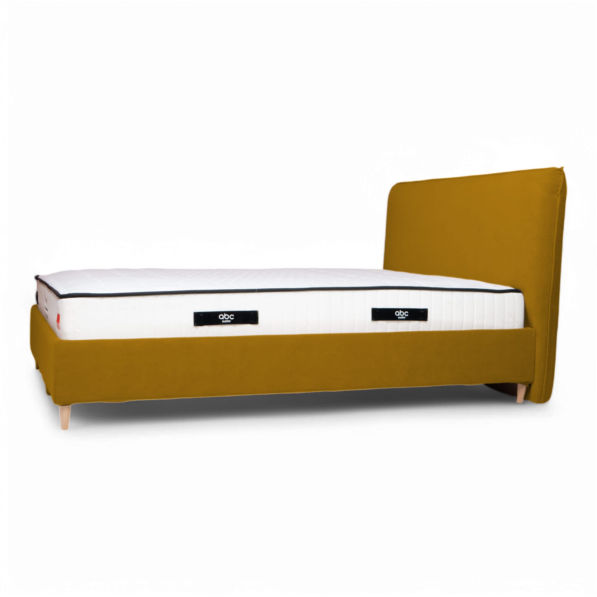 Bed with Storage Mika Classic Mustard 140 — photo 6