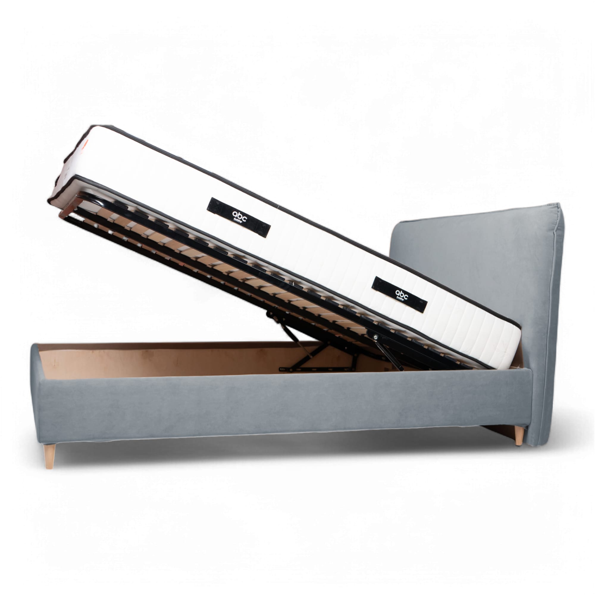 Bed with Storage Mika Classic Dark gray 160 — photo 7