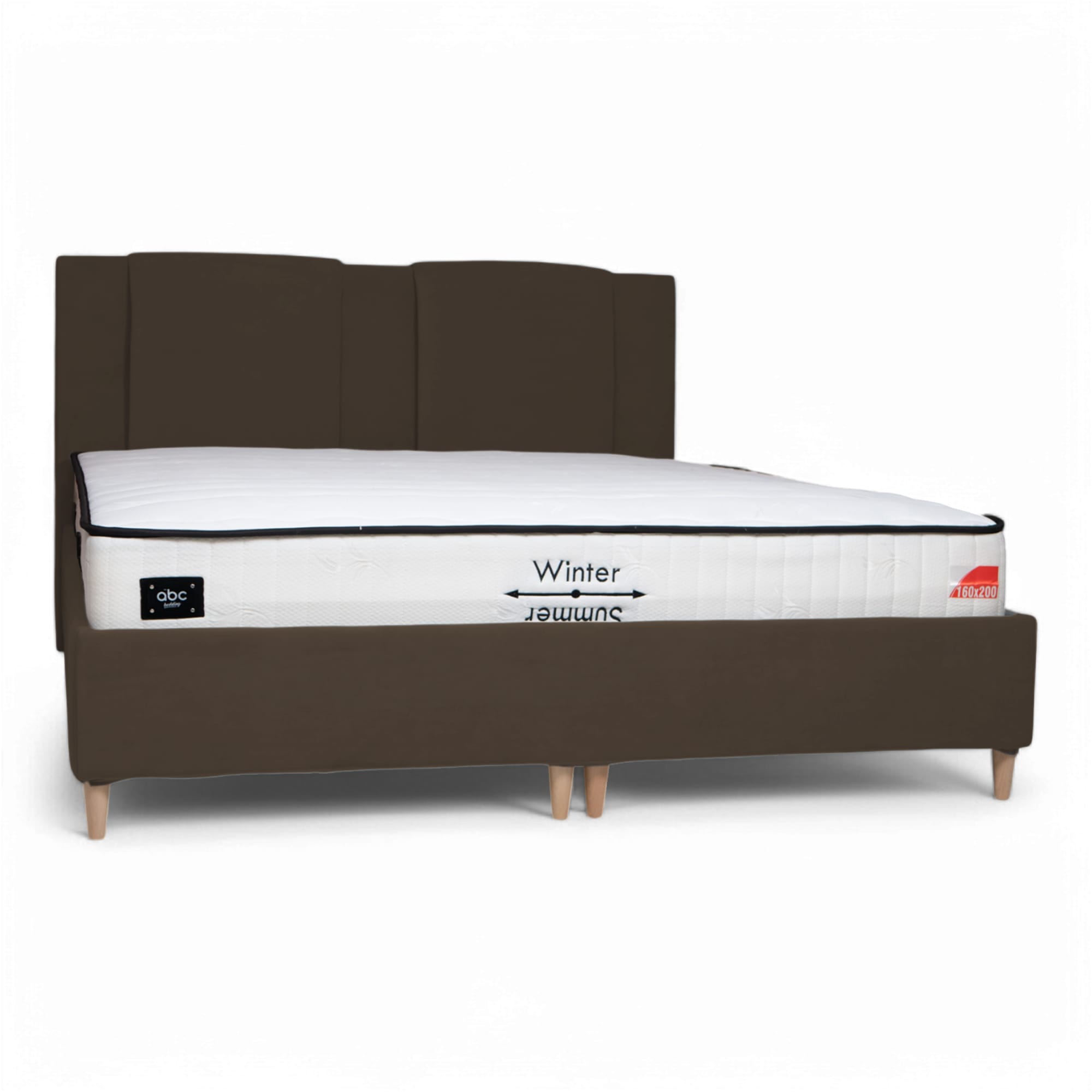 Bed with Storage Toma Classic Brown 160