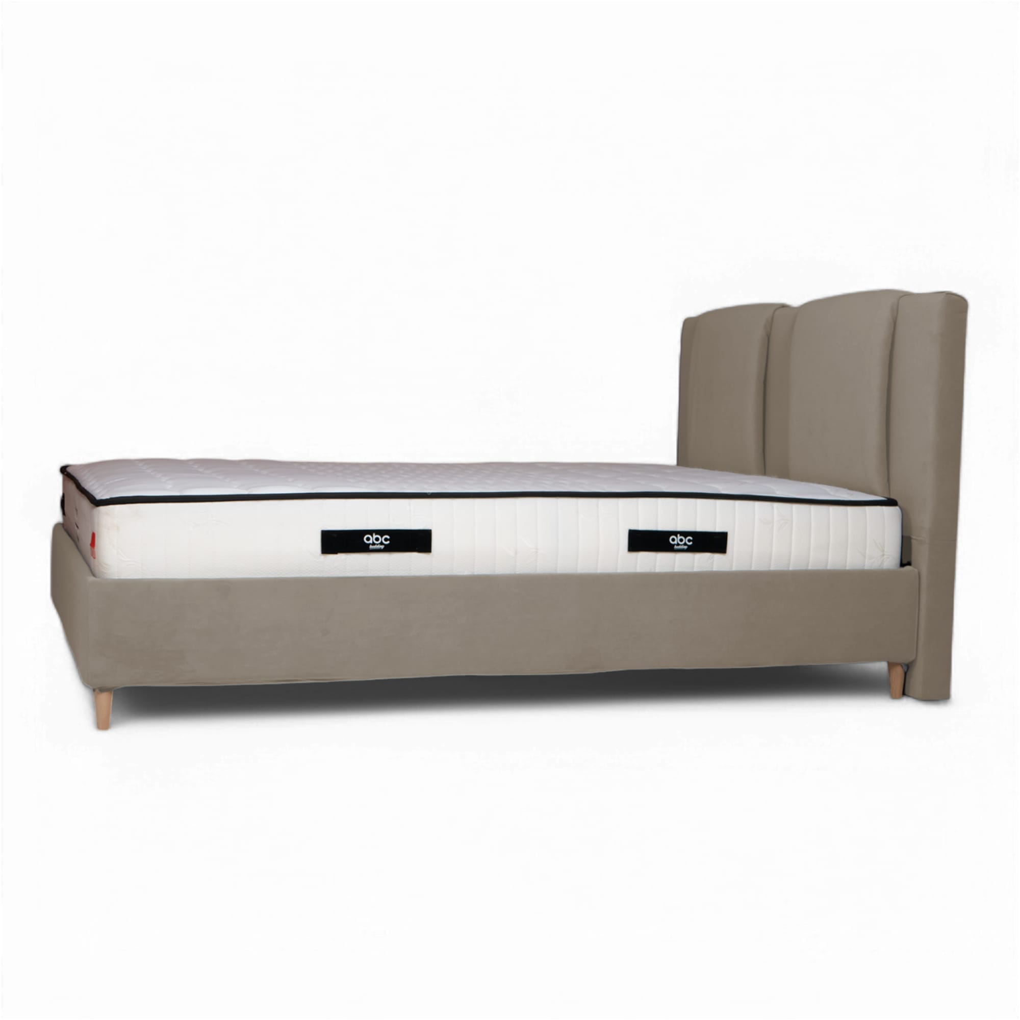 Кровать с ящиком Toma Classic Кремовый 120 — фото 7