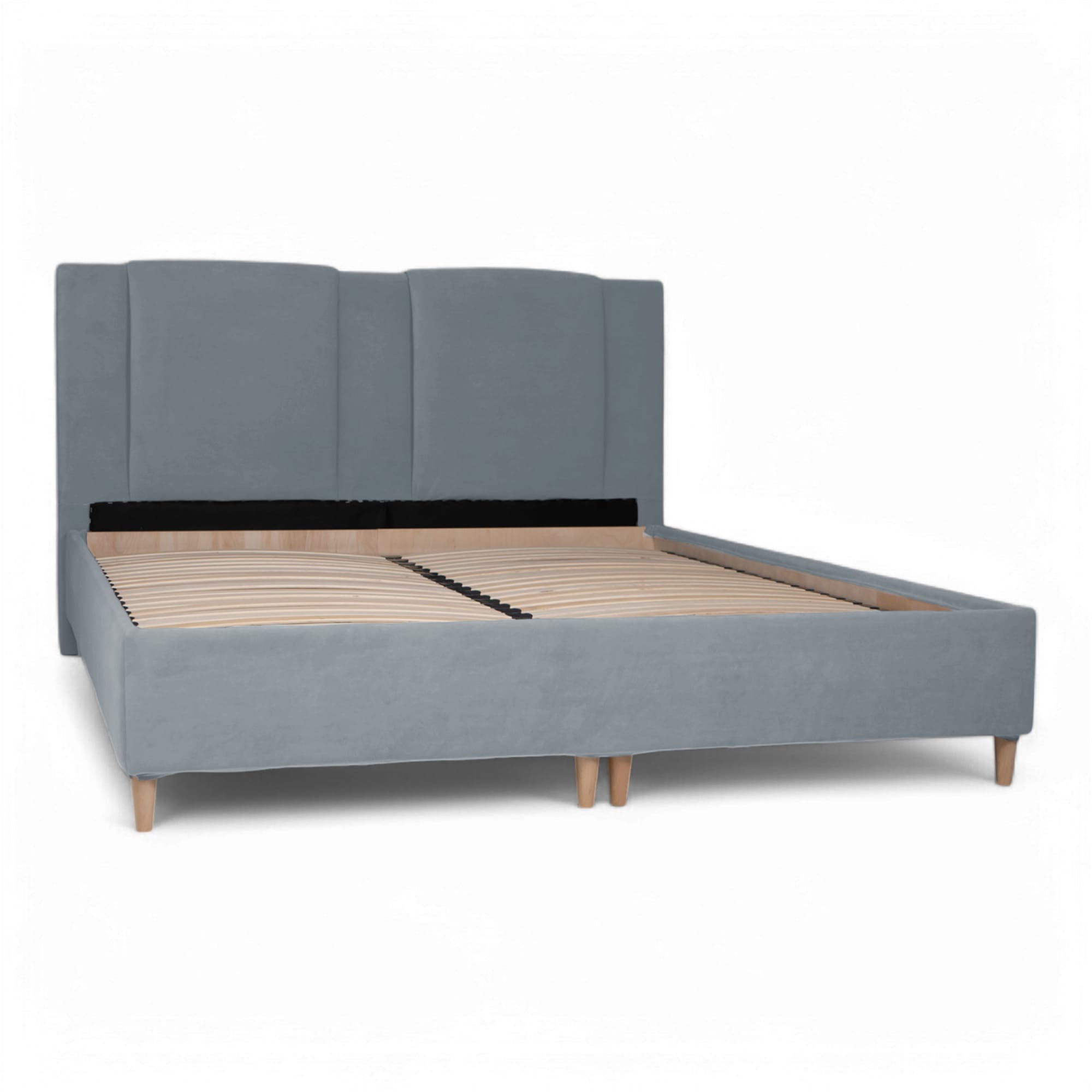 Bed with Storage Toma Classic Dark gray 140 — photo 9