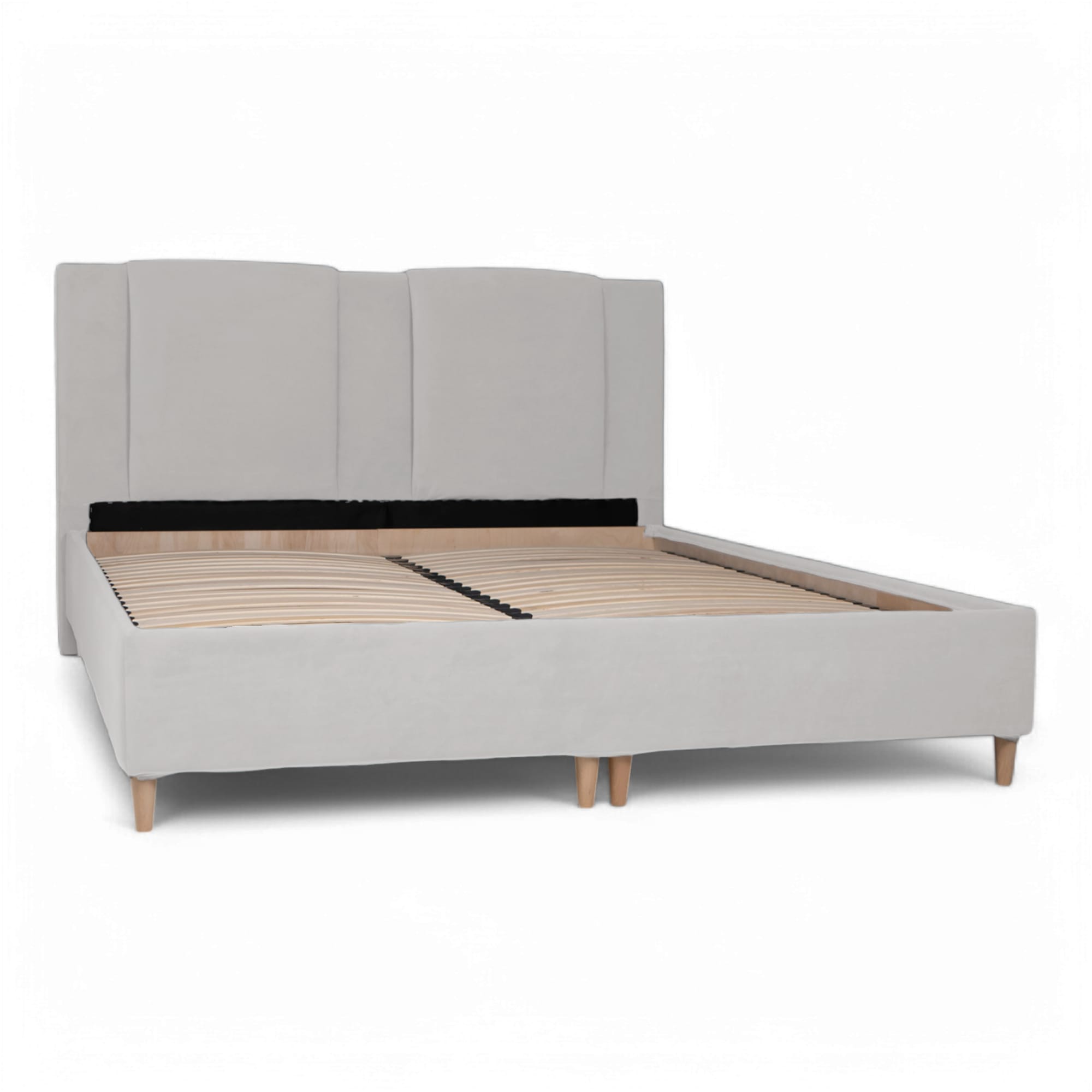 Bed with Storage Toma Classic Light gray 120 — photo 9