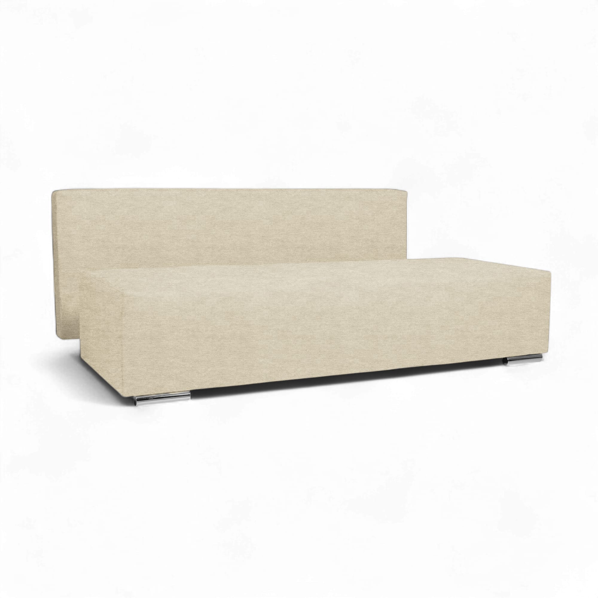 Sofa Bed Kvadrats Cream XL (160cm) — photo 7