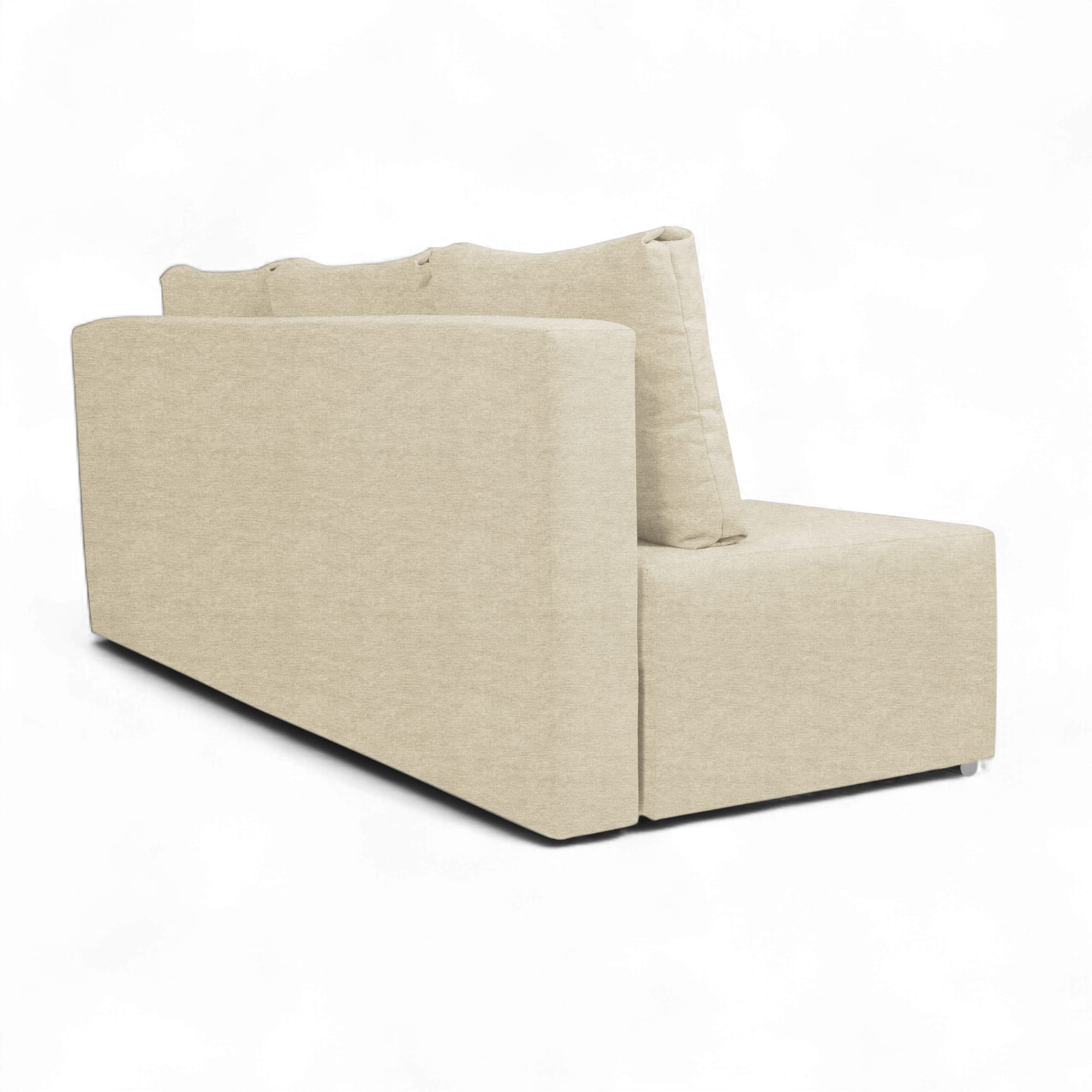 Sofa Bed Kvadrats Cream XL (160cm) — photo 9