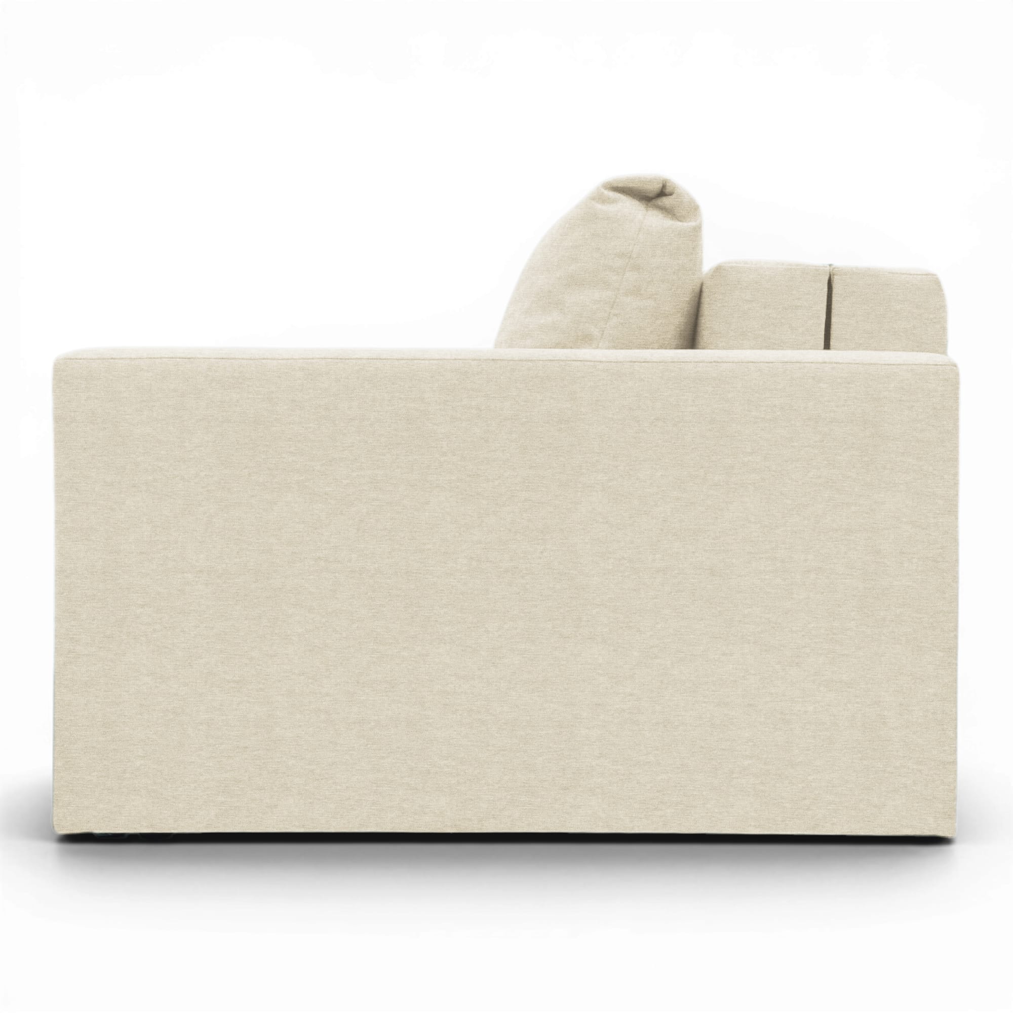 Neo modular folding armchair bed with storage drawer, cream — photo 12