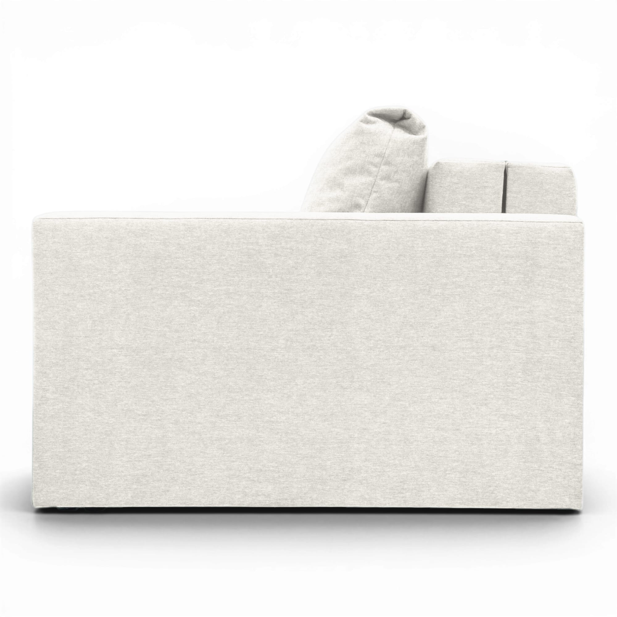 Neo modular folding armchair bed with storage drawer, light gray — photo 12