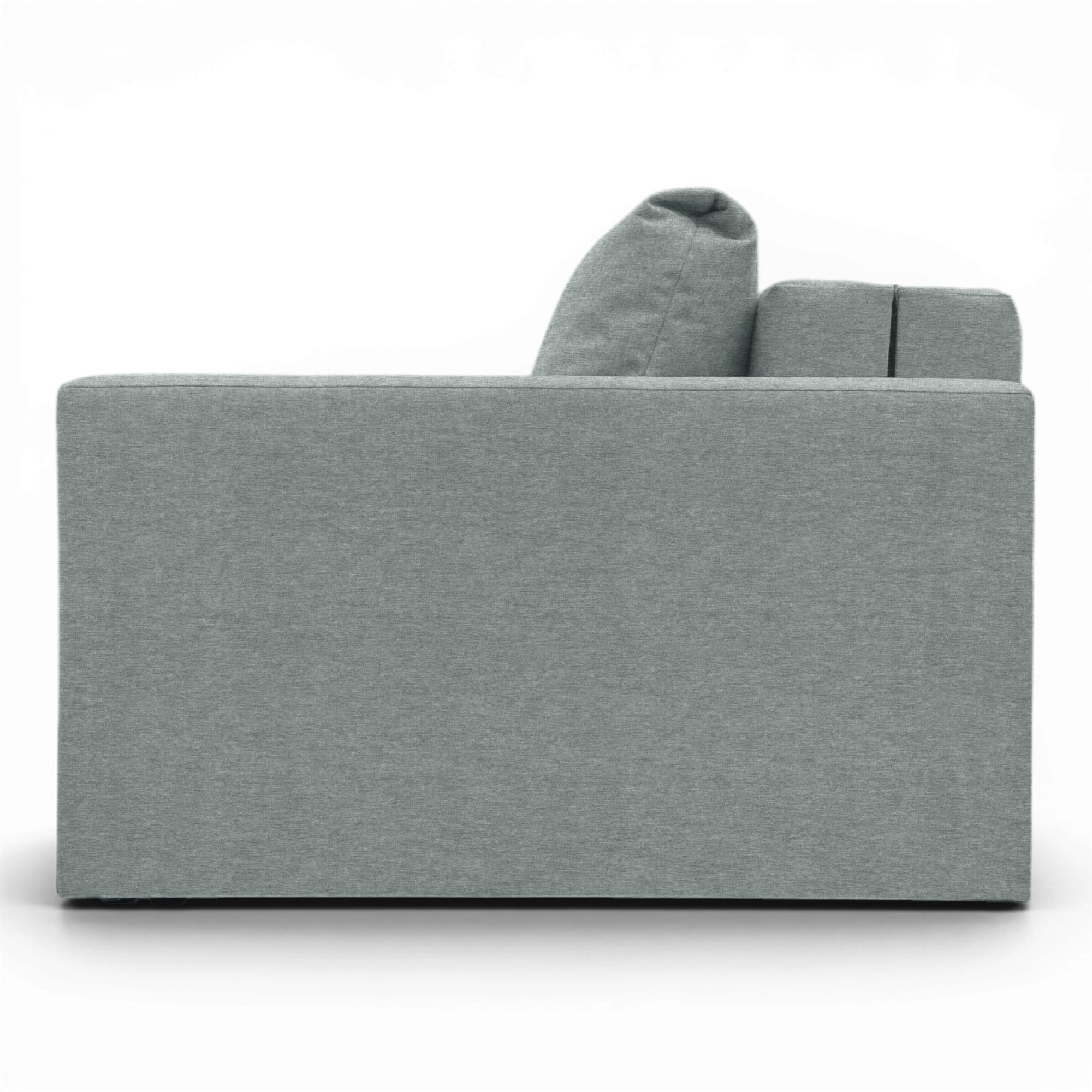 Neo modular folding armchair bed with storage drawer, dark gray — photo 12