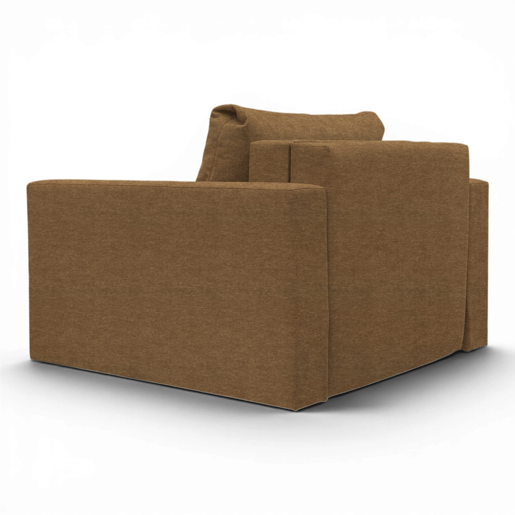 Neo modular folding armchair bed with storage drawer, brown — photo 13