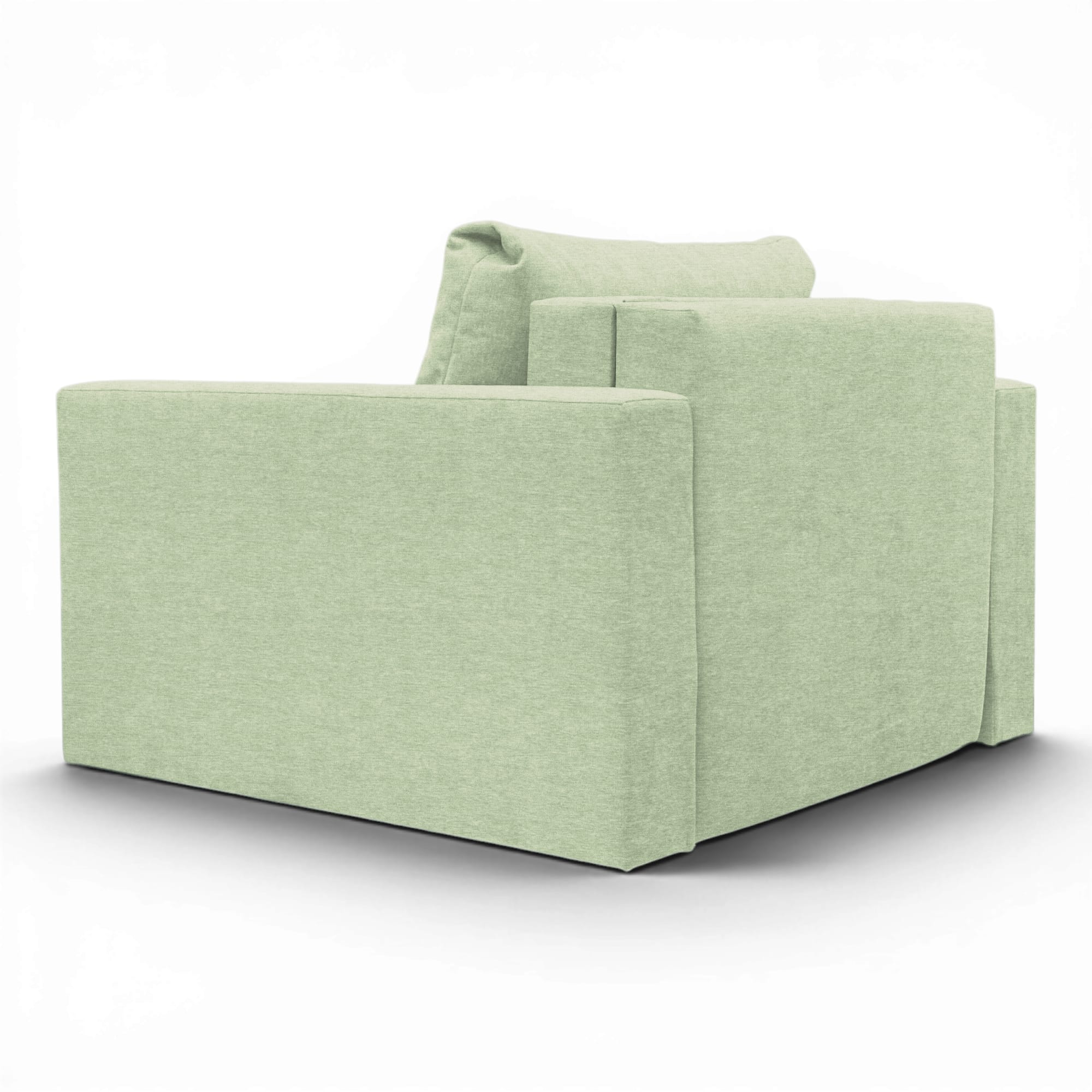 Neo modular folding armchair bed with storage drawer, turquoise — photo 13