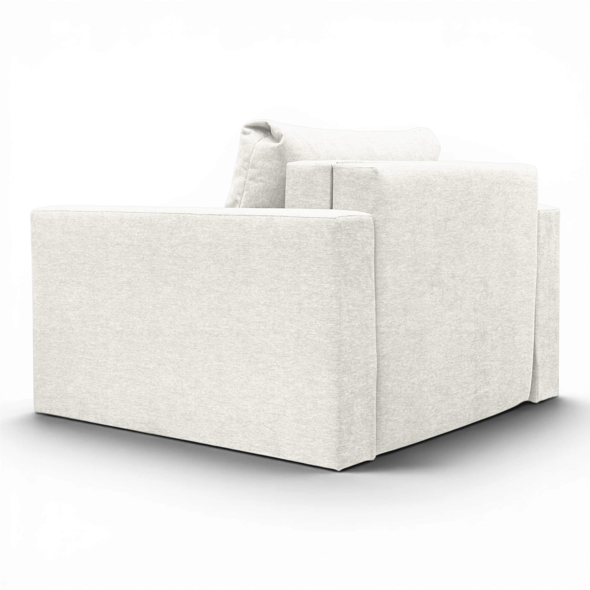 Neo modular folding armchair bed with storage drawer, light gray — photo 13