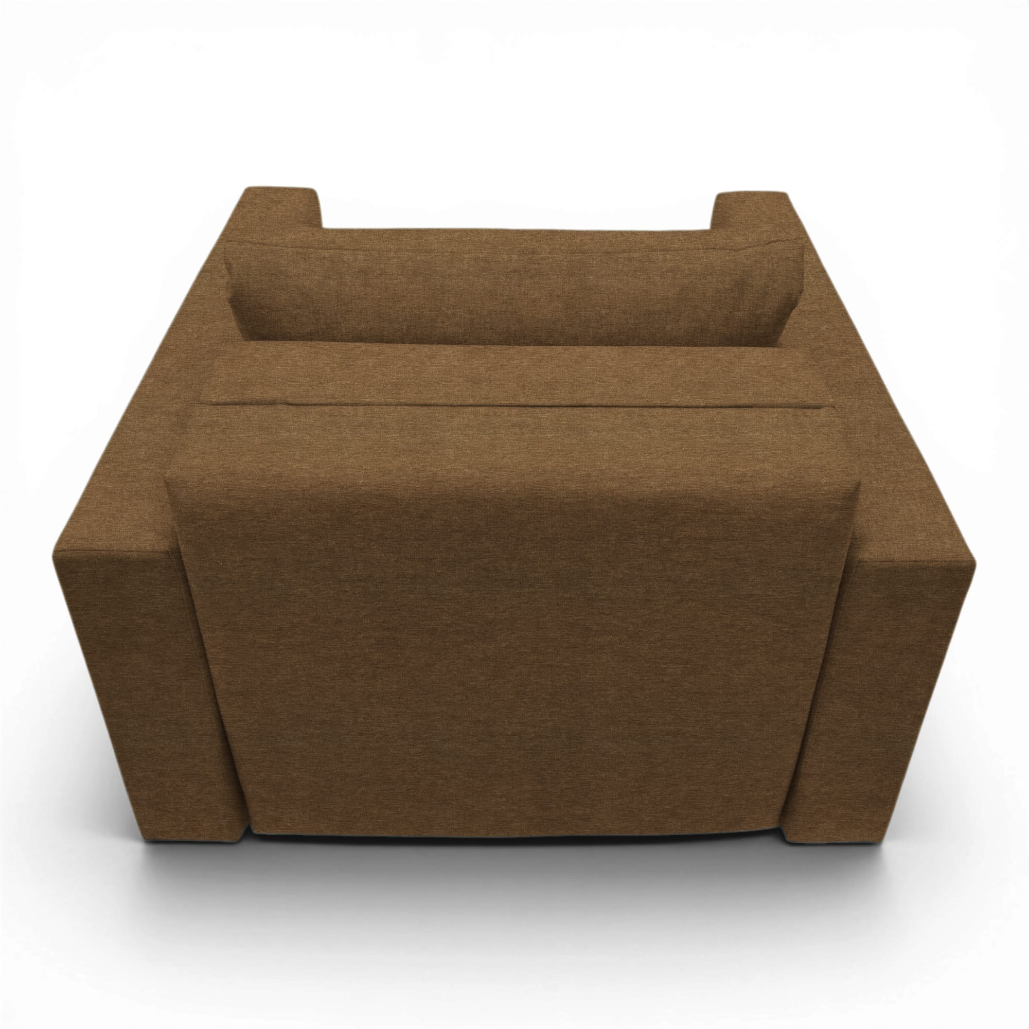 Neo modular folding armchair bed with storage drawer, brown — photo 14