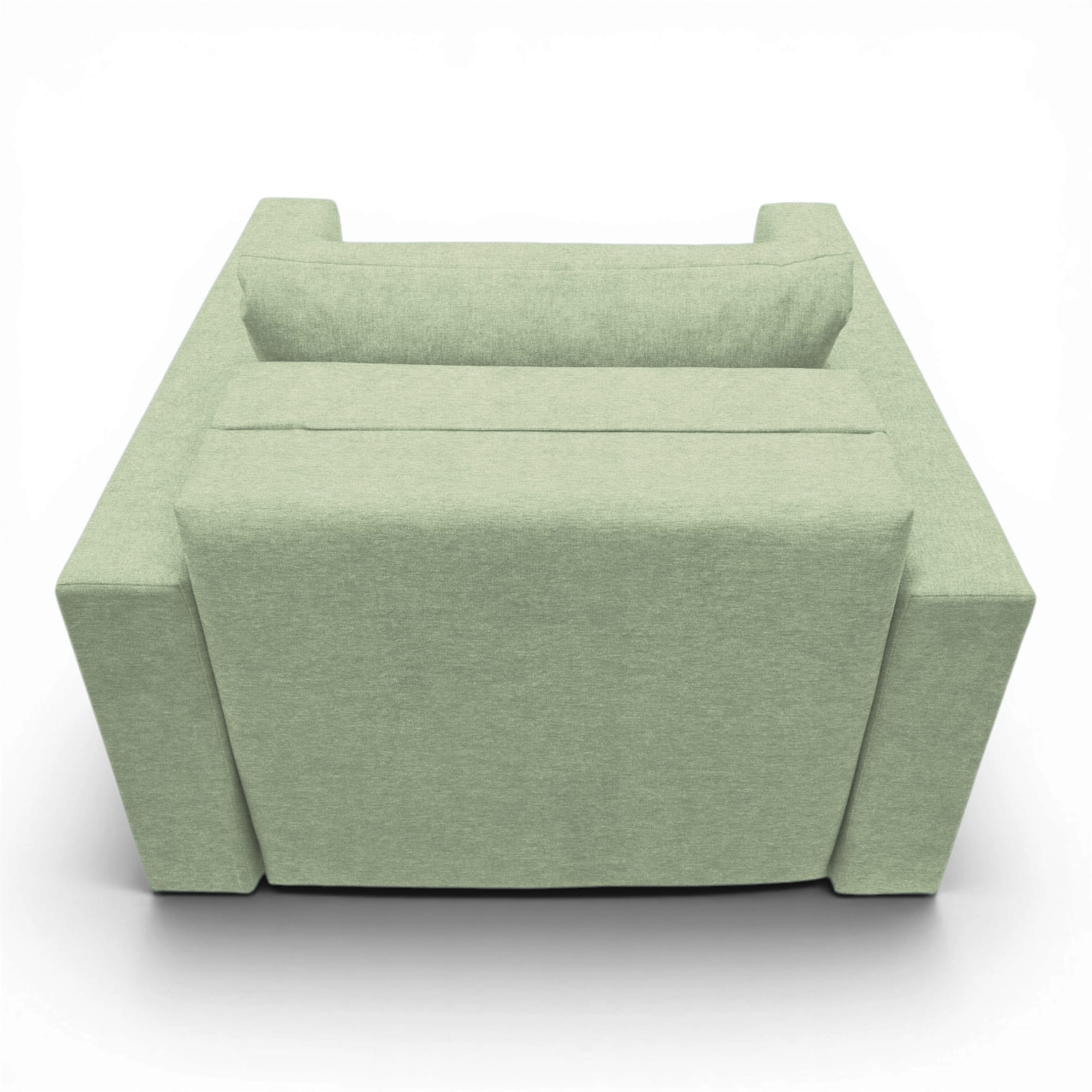 Neo modular folding armchair bed with storage drawer, turquoise — photo 14