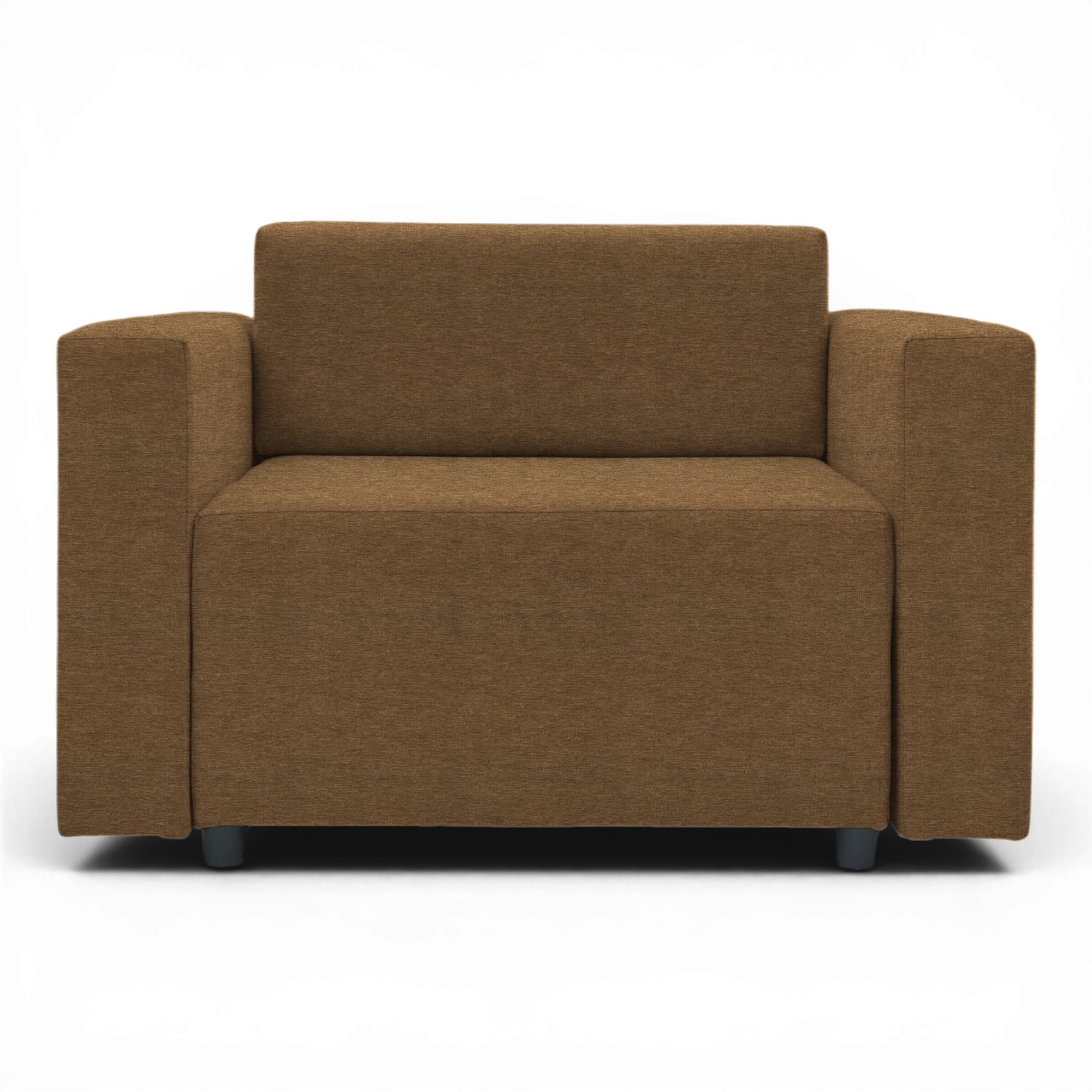 Neo modular folding armchair bed with storage drawer, brown — photo 16
