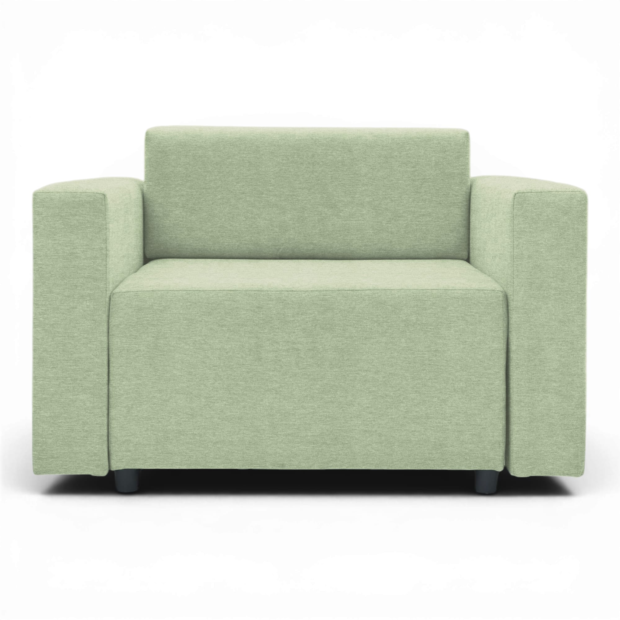 Neo modular folding armchair bed with storage drawer, turquoise — photo 16