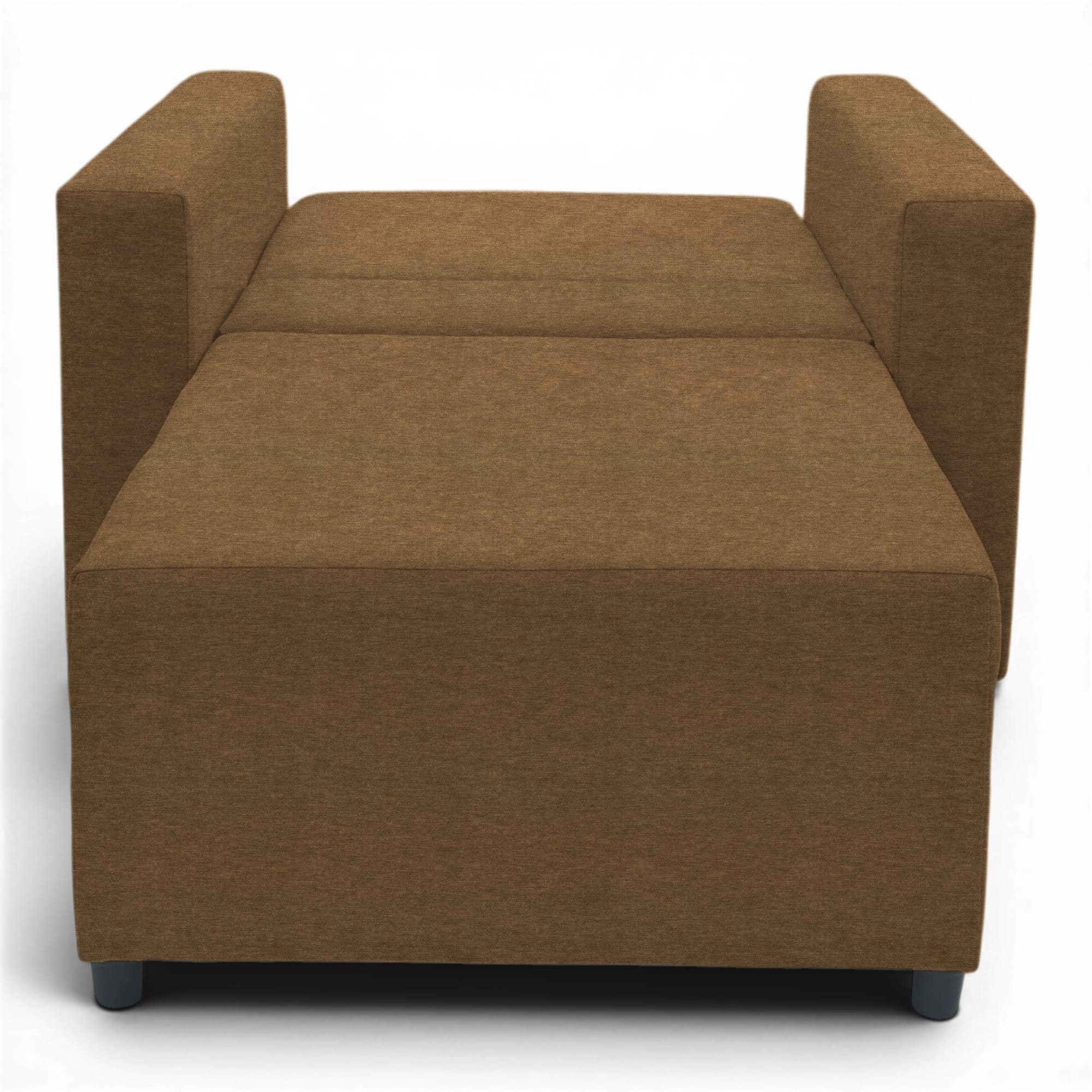 Neo modular folding armchair bed with storage drawer, brown — photo 6