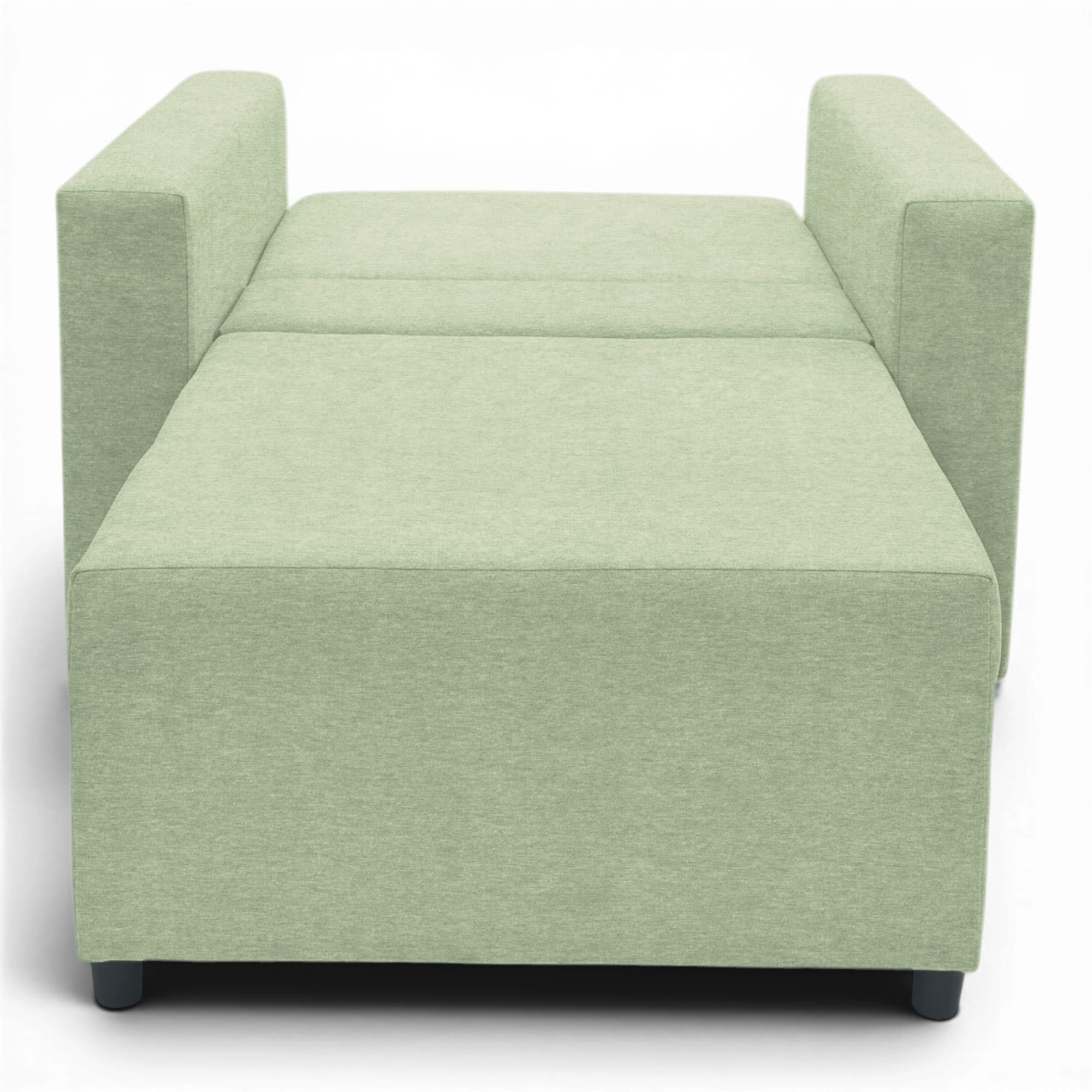 Neo modular folding armchair bed with storage drawer, turquoise — photo 6