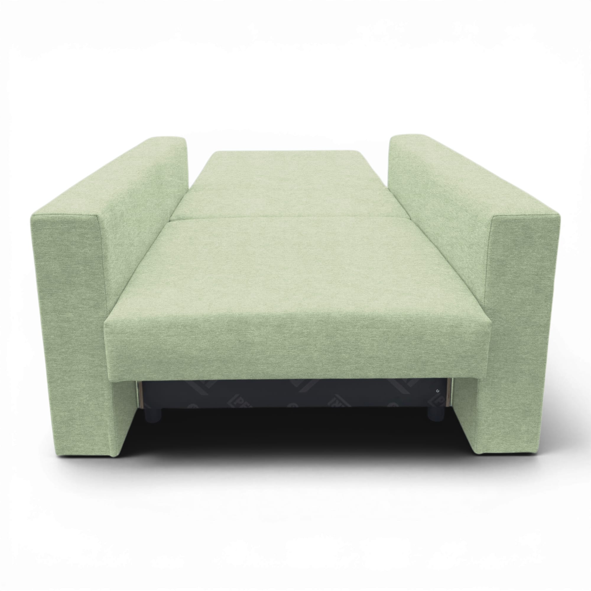 Neo modular folding armchair bed with storage drawer, turquoise — photo 8