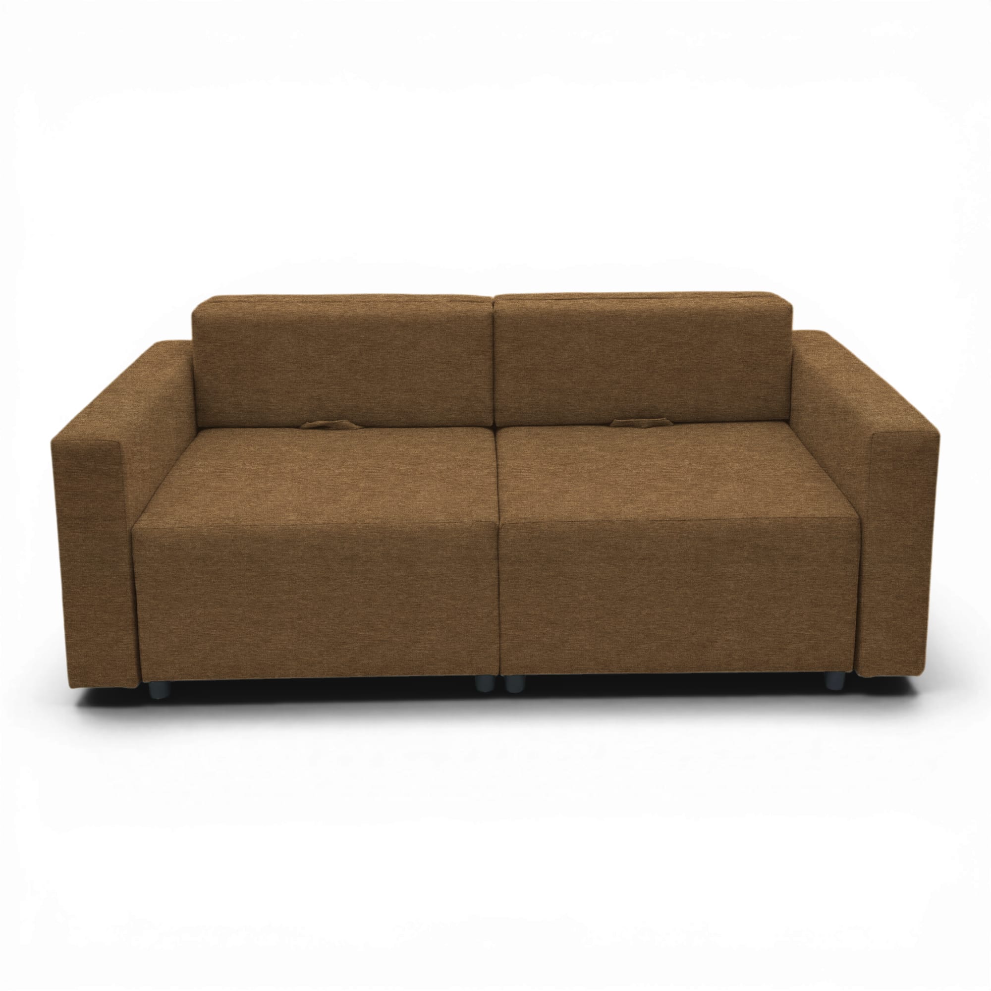 Neo modular convertible sofa bed with storage, brown — photo 11
