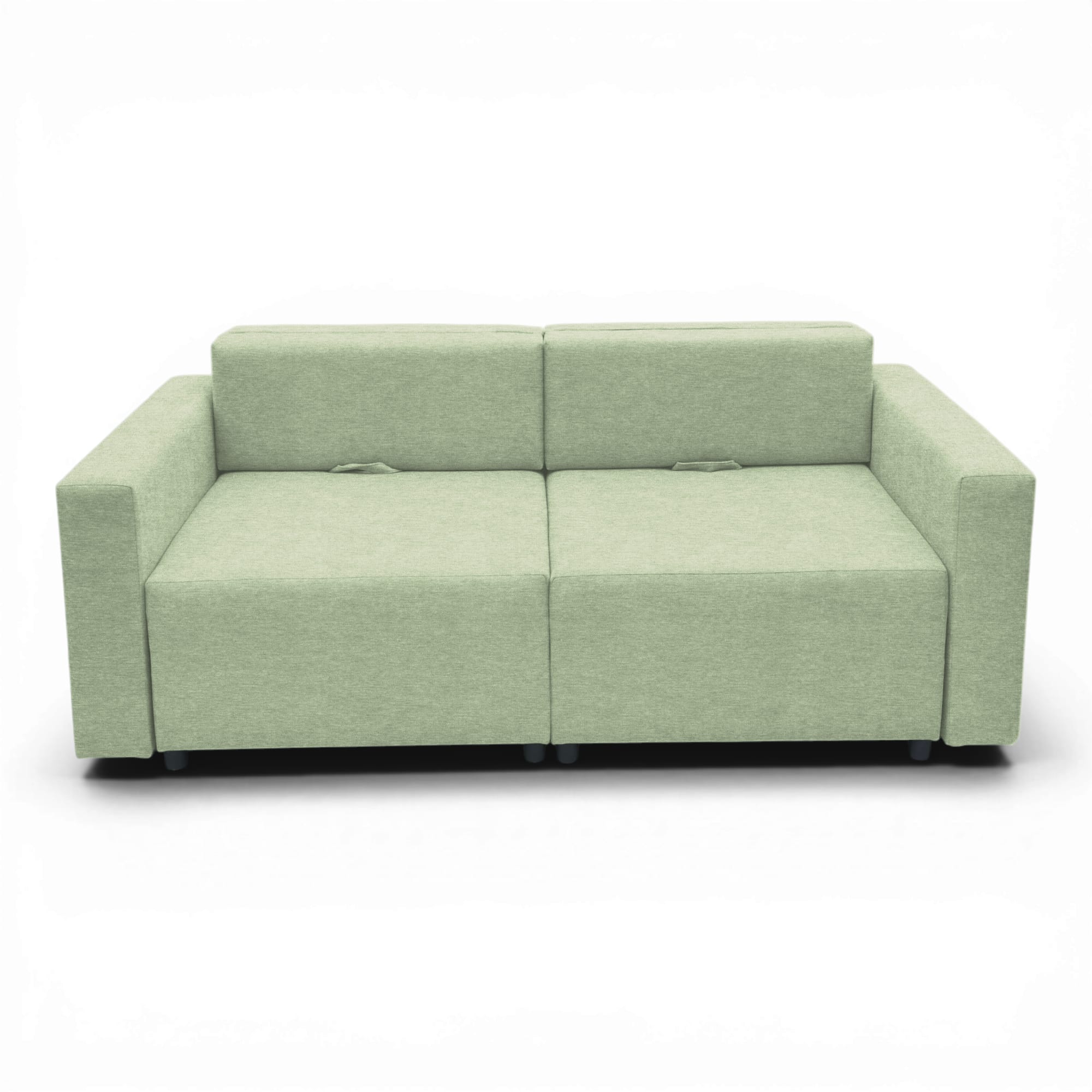Neo modular convertible sofa bed with storage, turquoise — photo 11