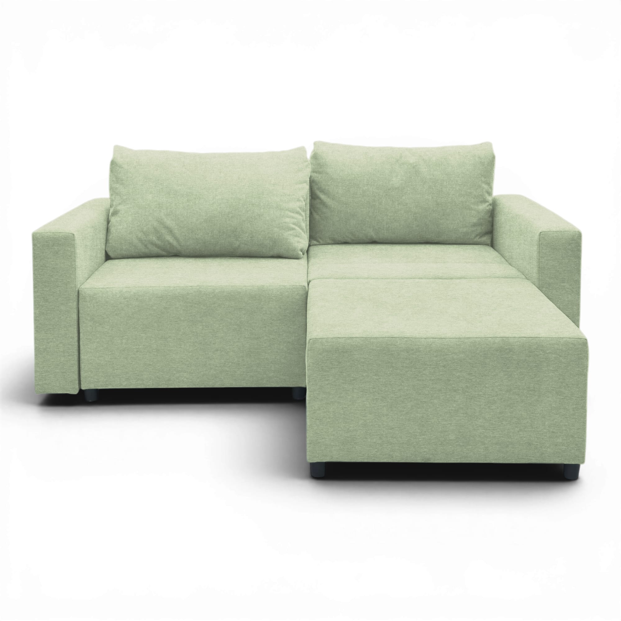 Neo modular convertible sofa bed with storage, turquoise — photo 7