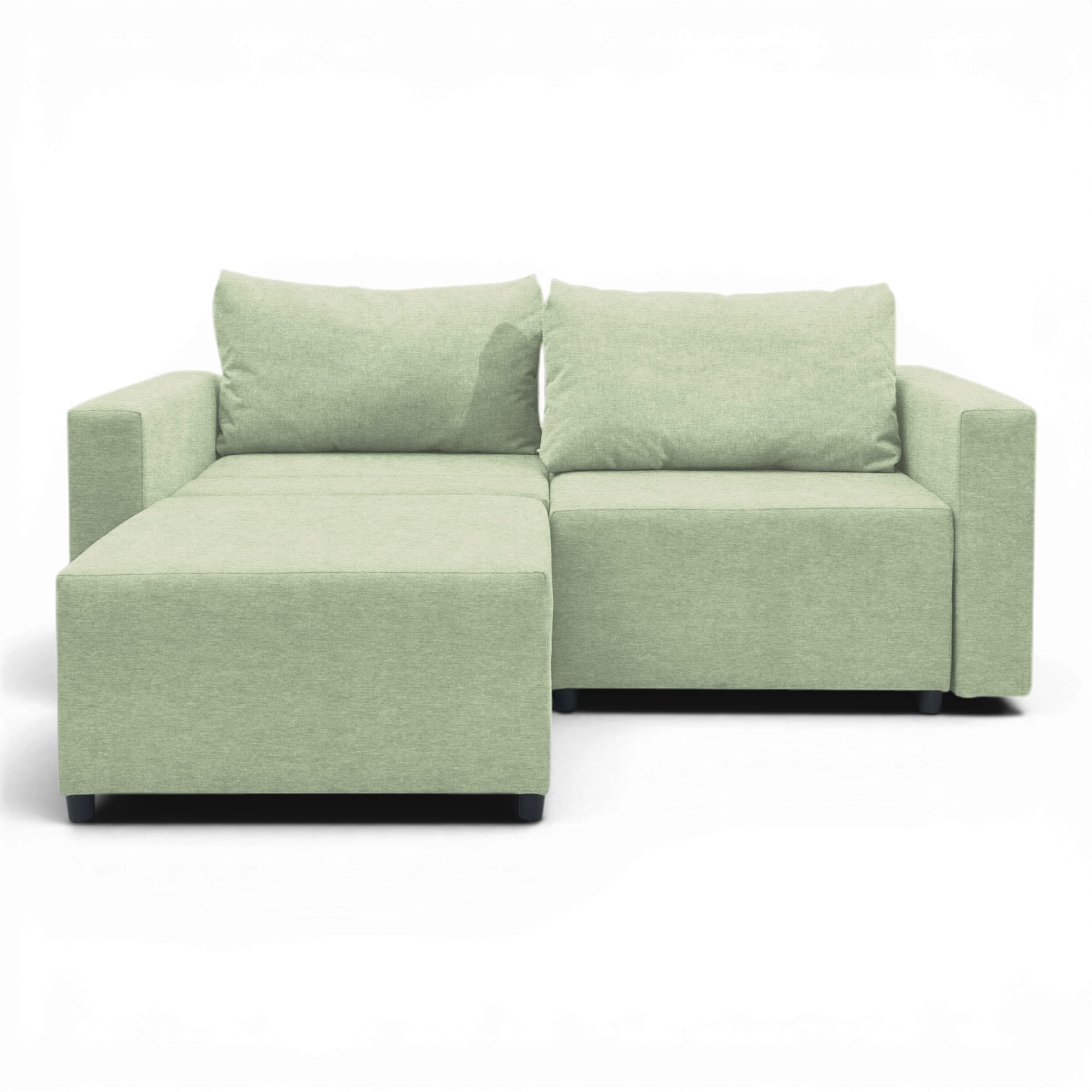 Neo modular convertible sofa bed with storage, turquoise — photo 8