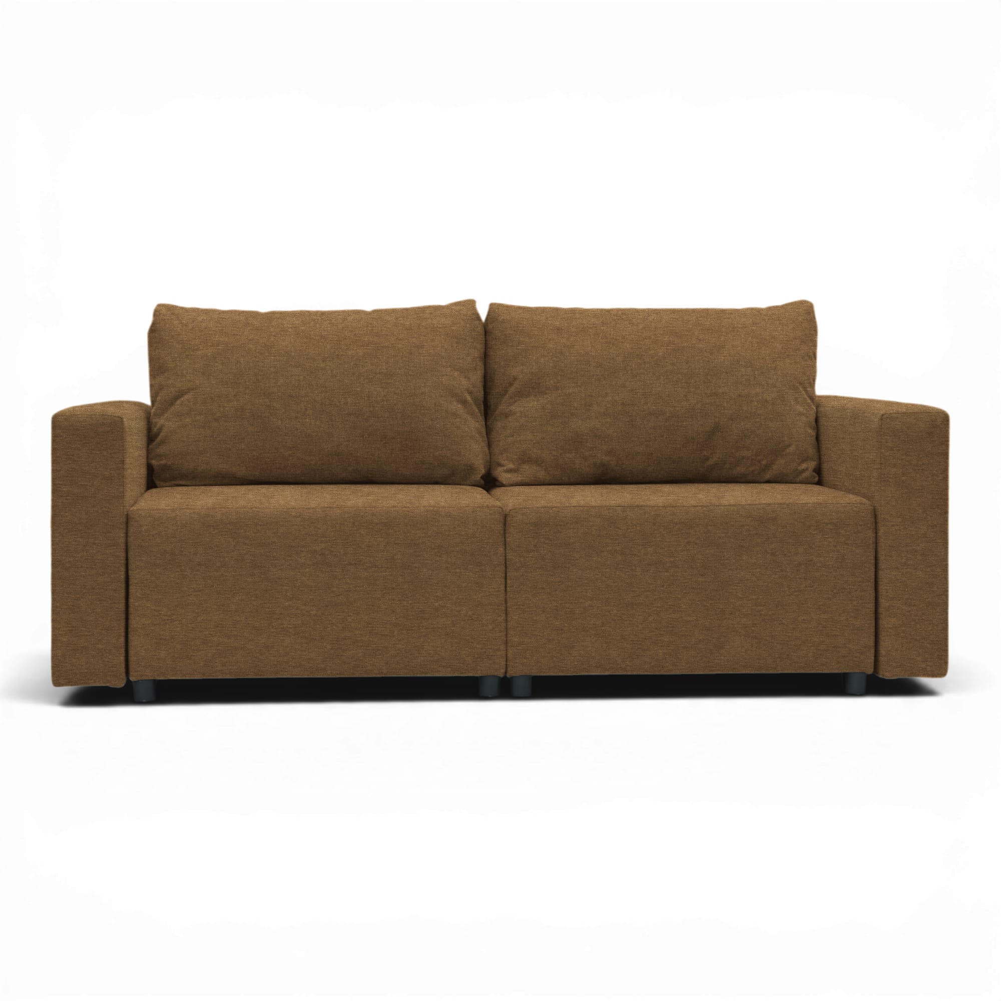 Neo modular convertible sofa bed with storage, brown — photo 9