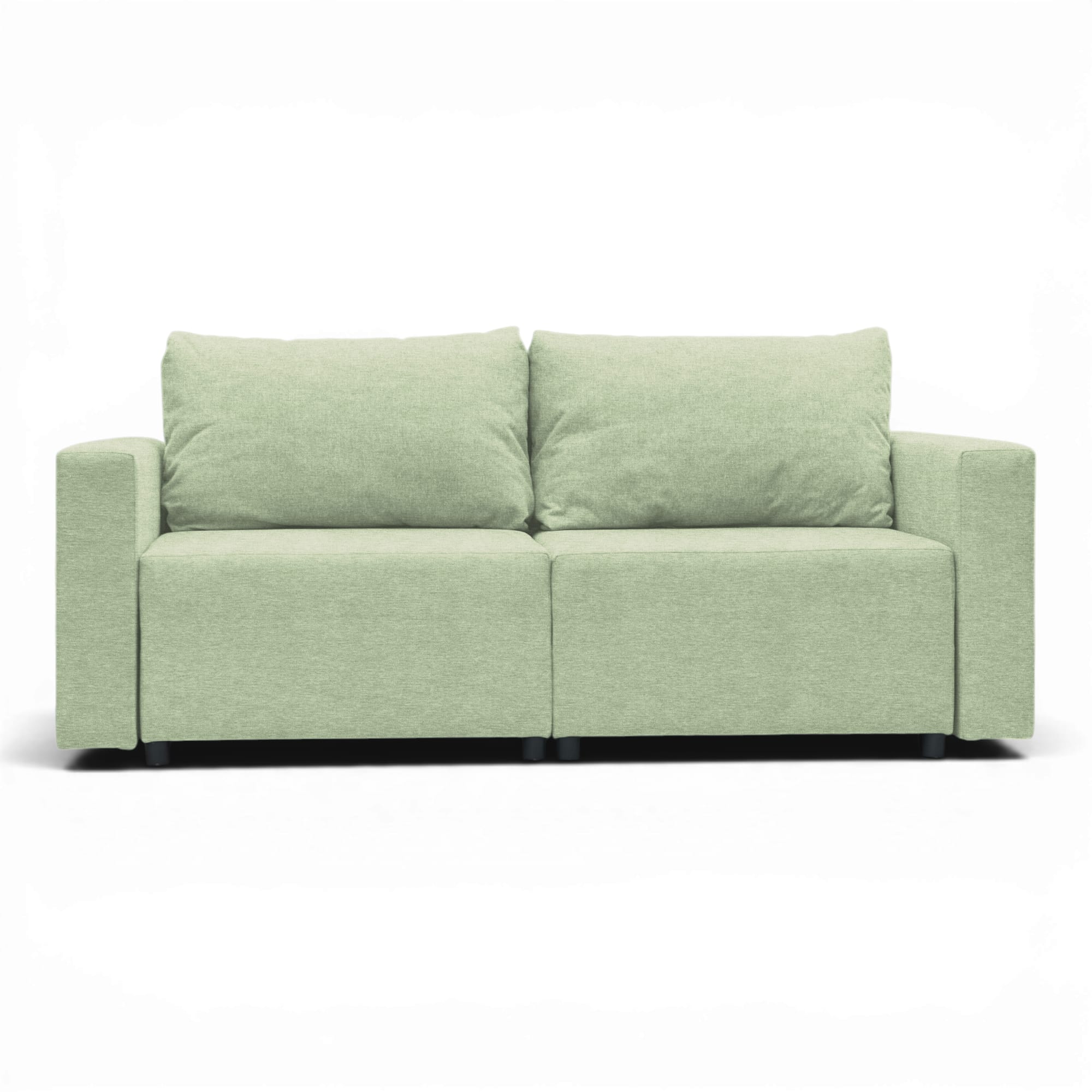 Neo modular convertible sofa bed with storage, turquoise — photo 9