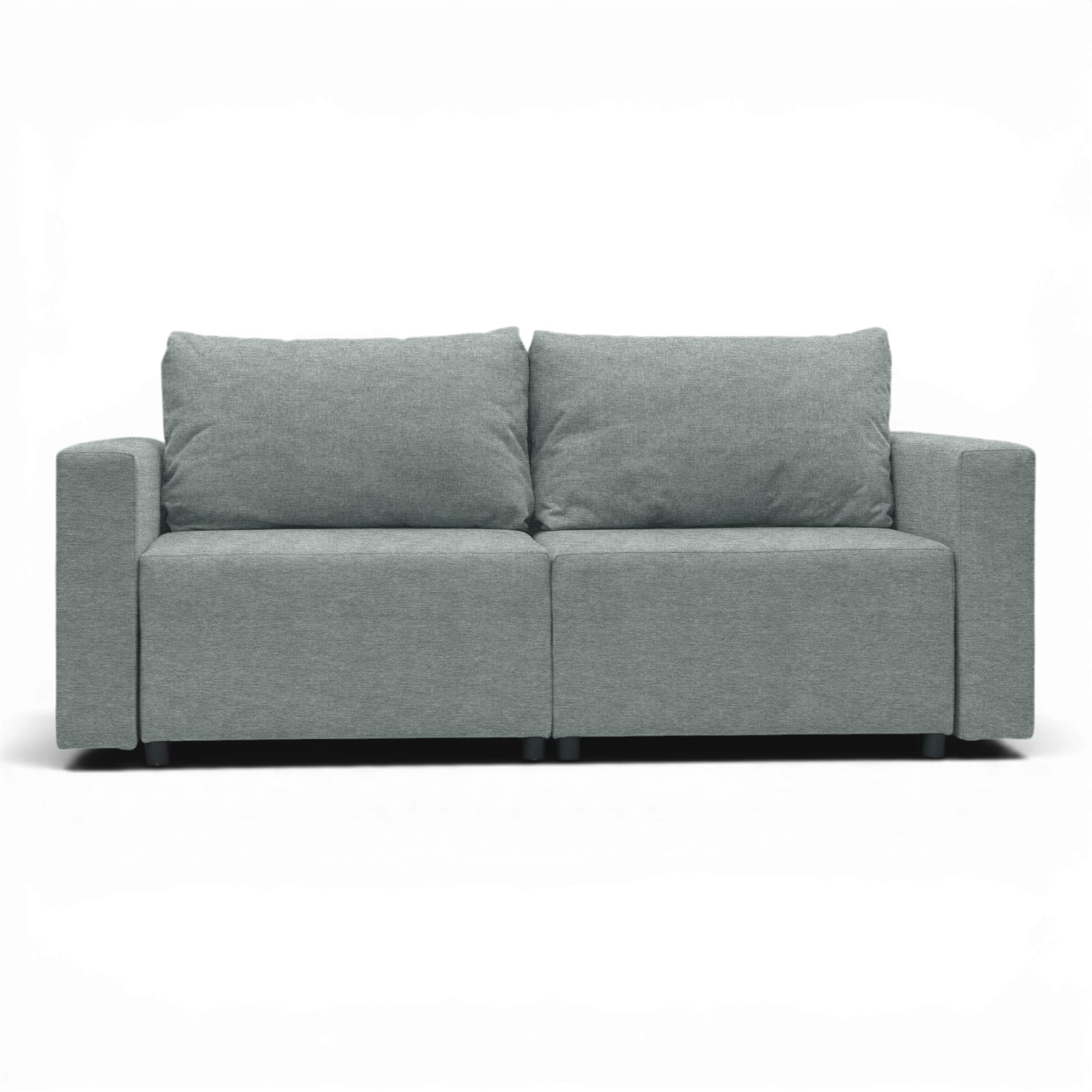 Neo modular convertible sofa bed with storage, dark gray — photo 9