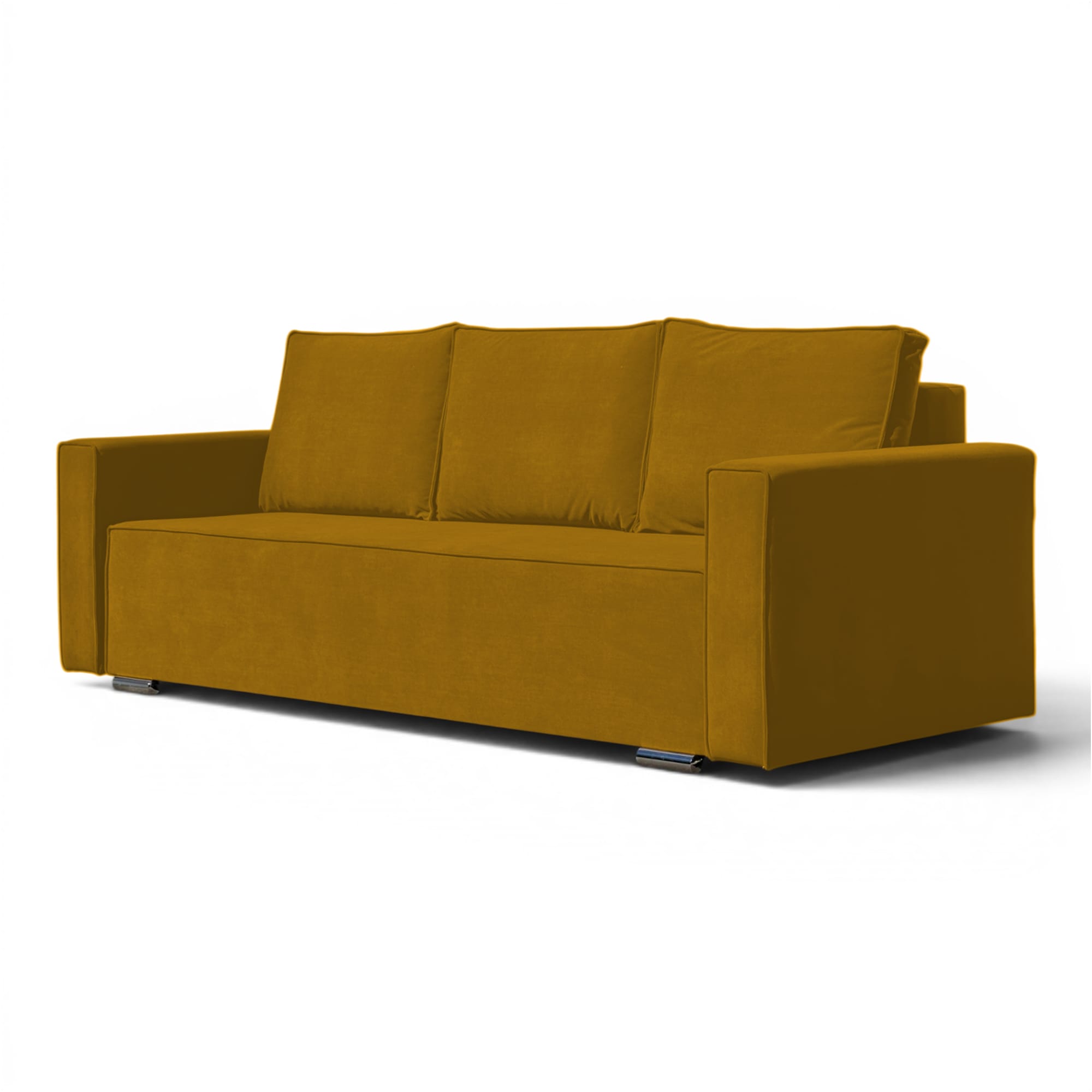 Sofa bed Riko Mustard — photo 2