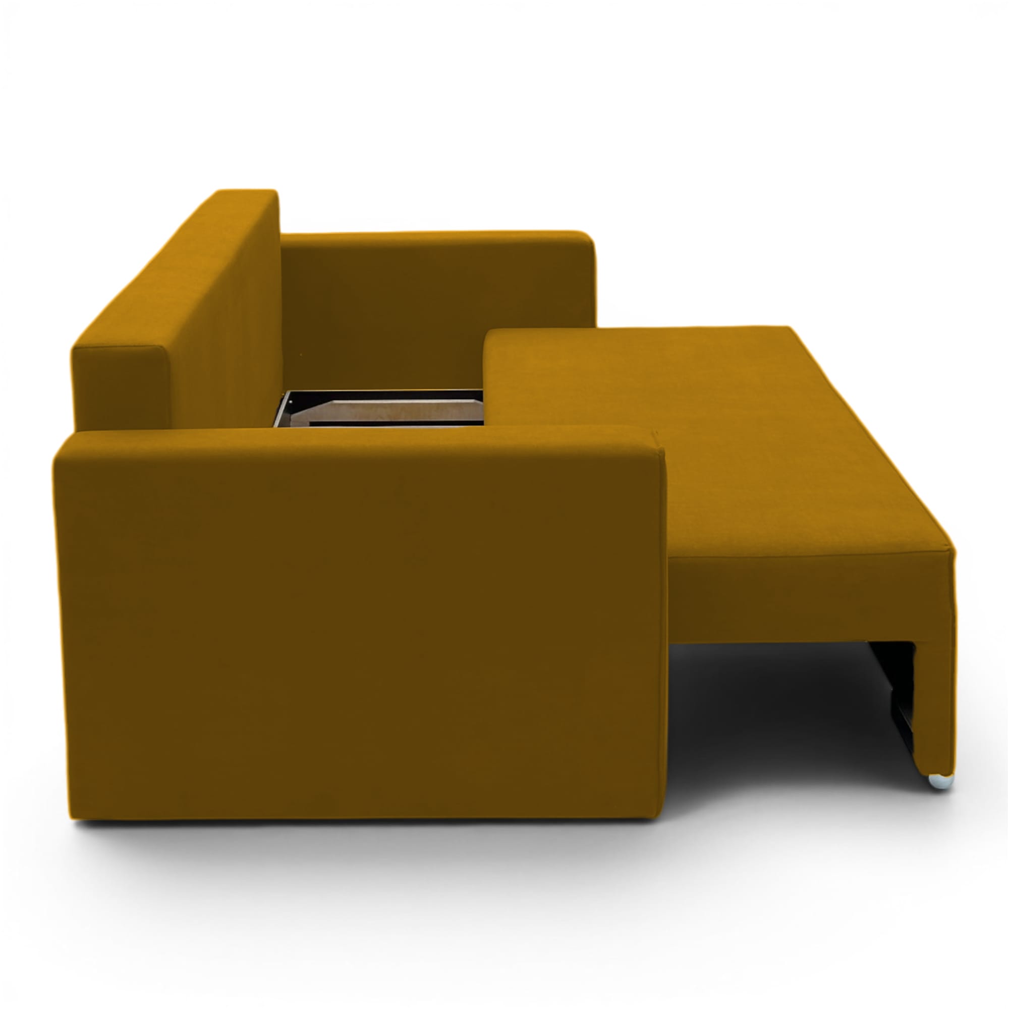 Sofa bed Riko Mustard — photo 7