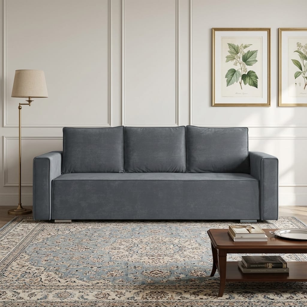 Sofa bed Riko Dark gray