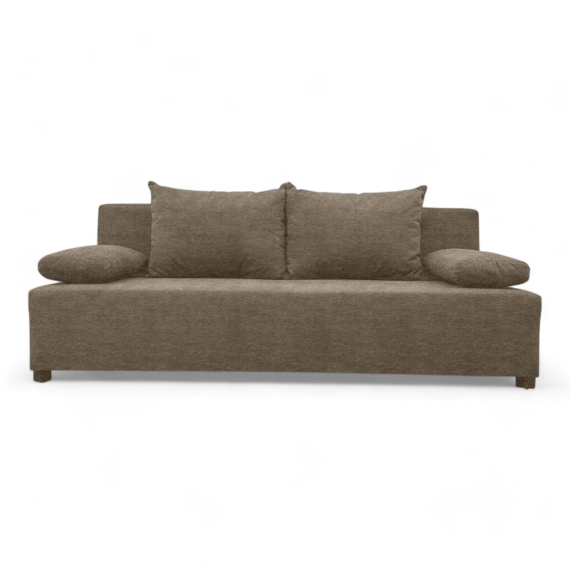 Double sofa bed bed without armrests Beige — photo 16