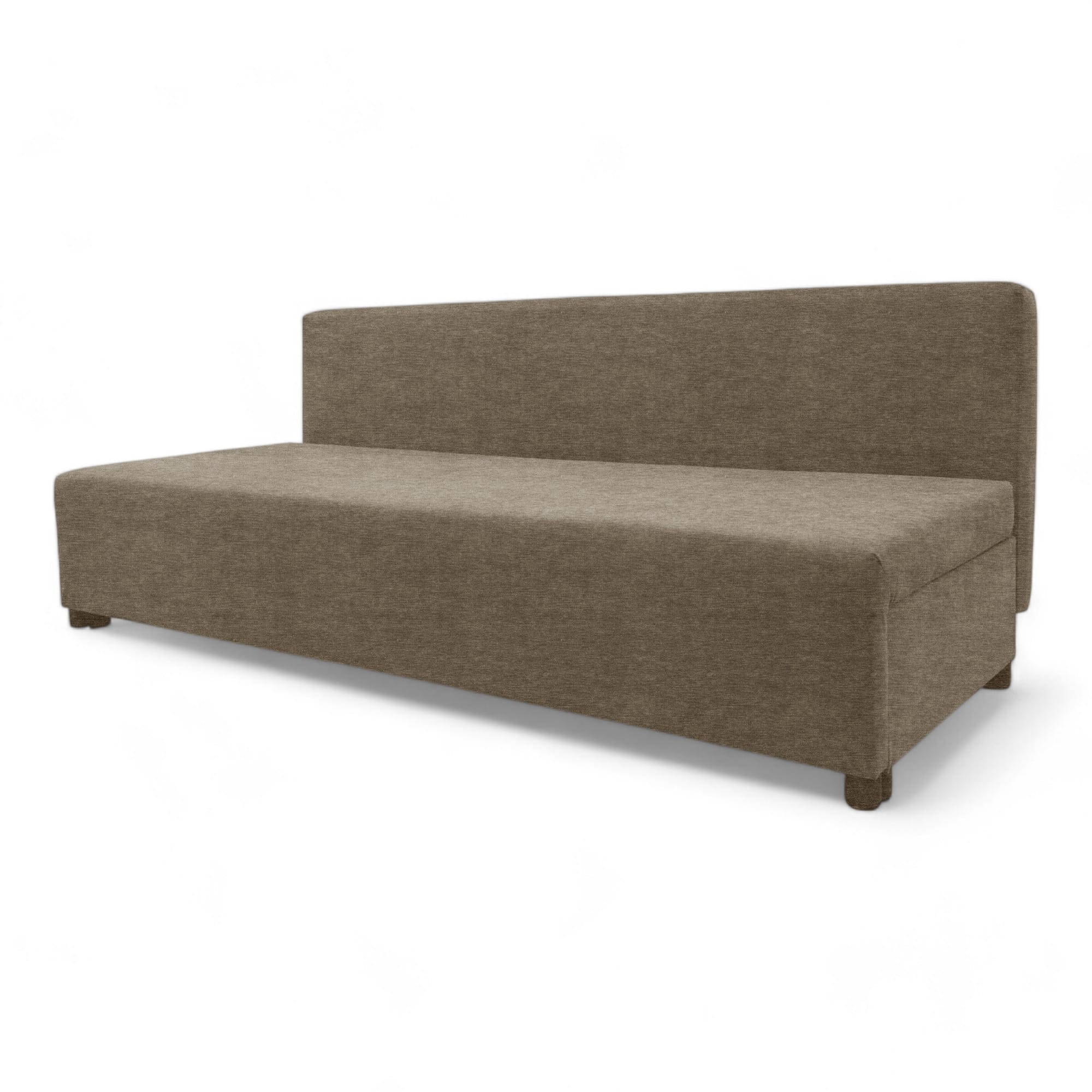 Double sofa bed bed without armrests Beige — photo 9