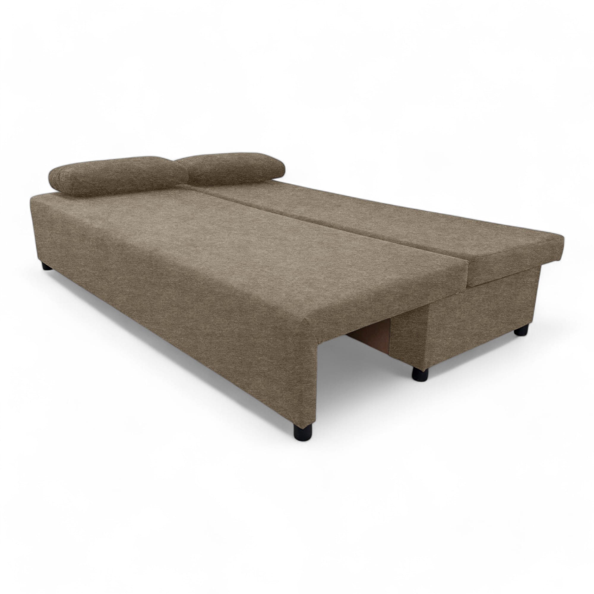 Double sofa bed bed without armrests Beige — photo 12